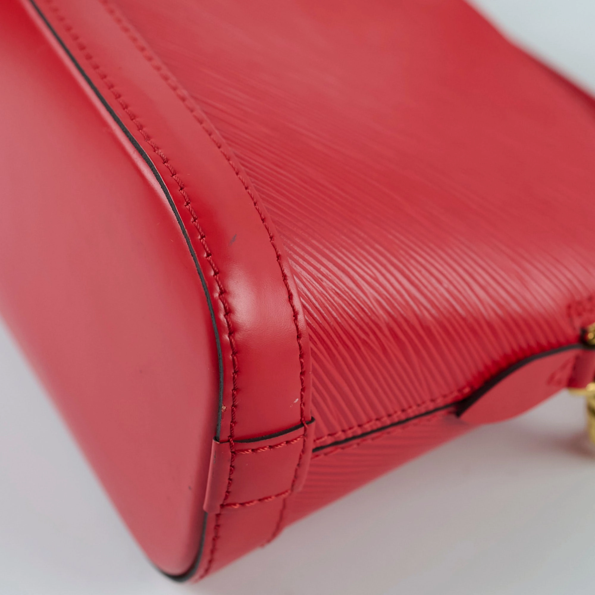 Louis Vuitton Alma Mini Epi Red