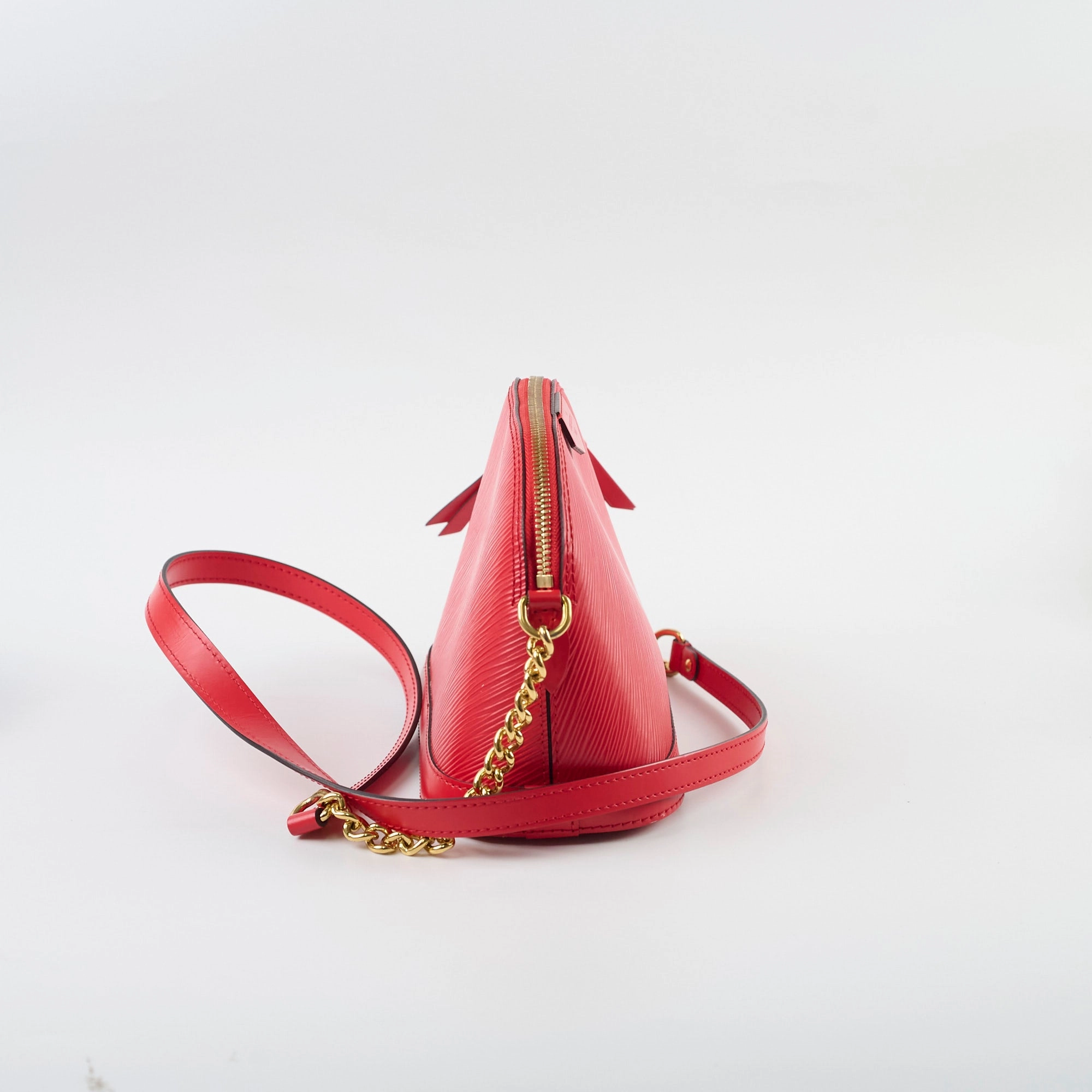 Louis Vuitton Alma Mini Epi Red