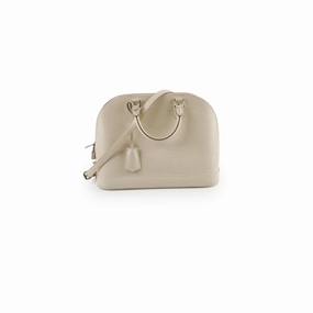 Louis Vuitton Alma PM Epi White