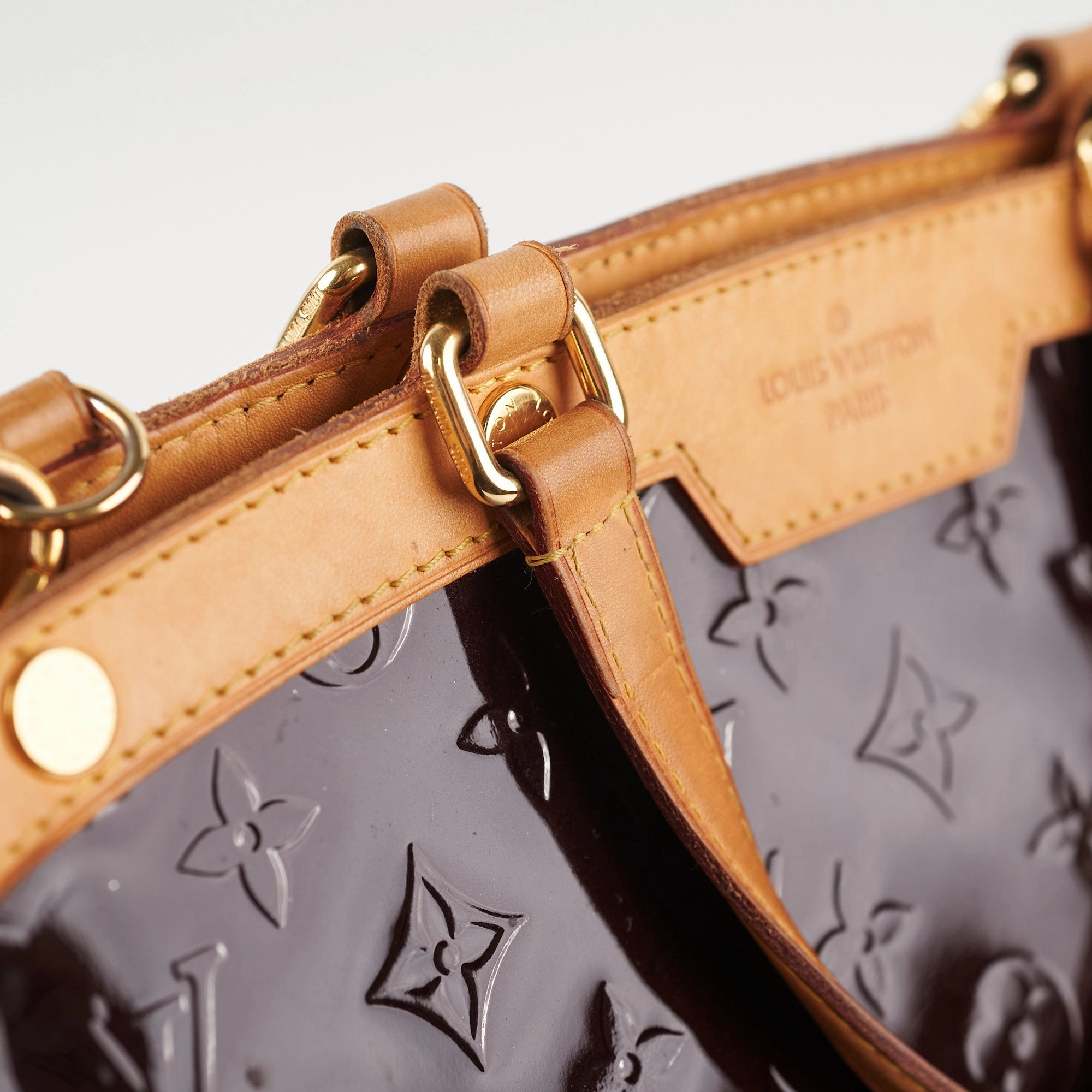 Louis Vuitton Brea MM Amarate Monogram Vernis