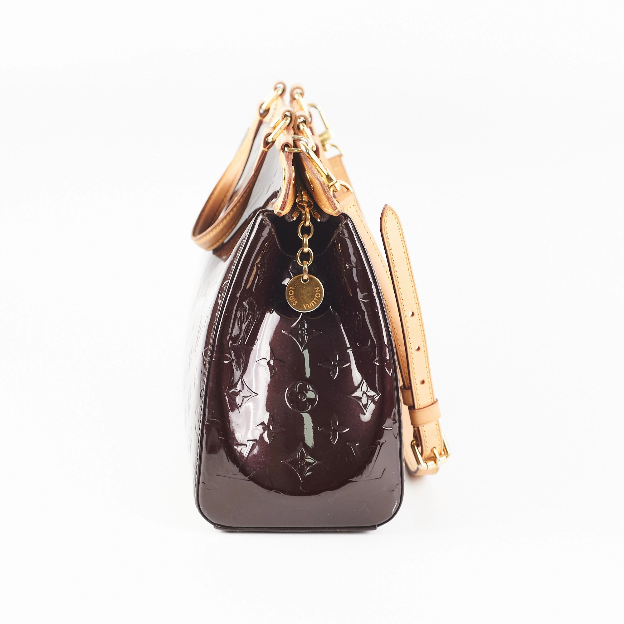 Louis Vuitton Brea MM Amarate Monogram Vernis