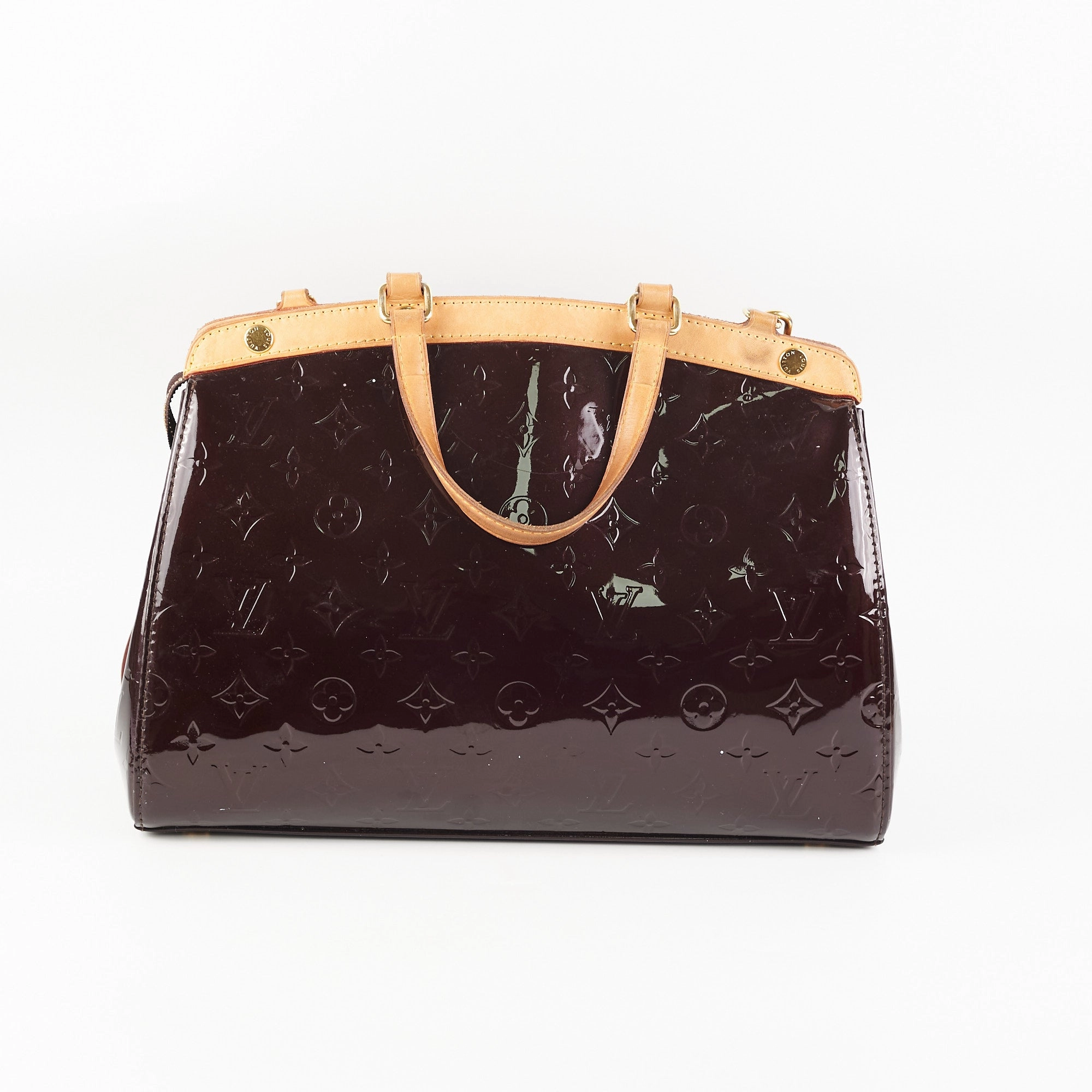 Louis Vuitton Brea MM Amarate Monogram Vernis