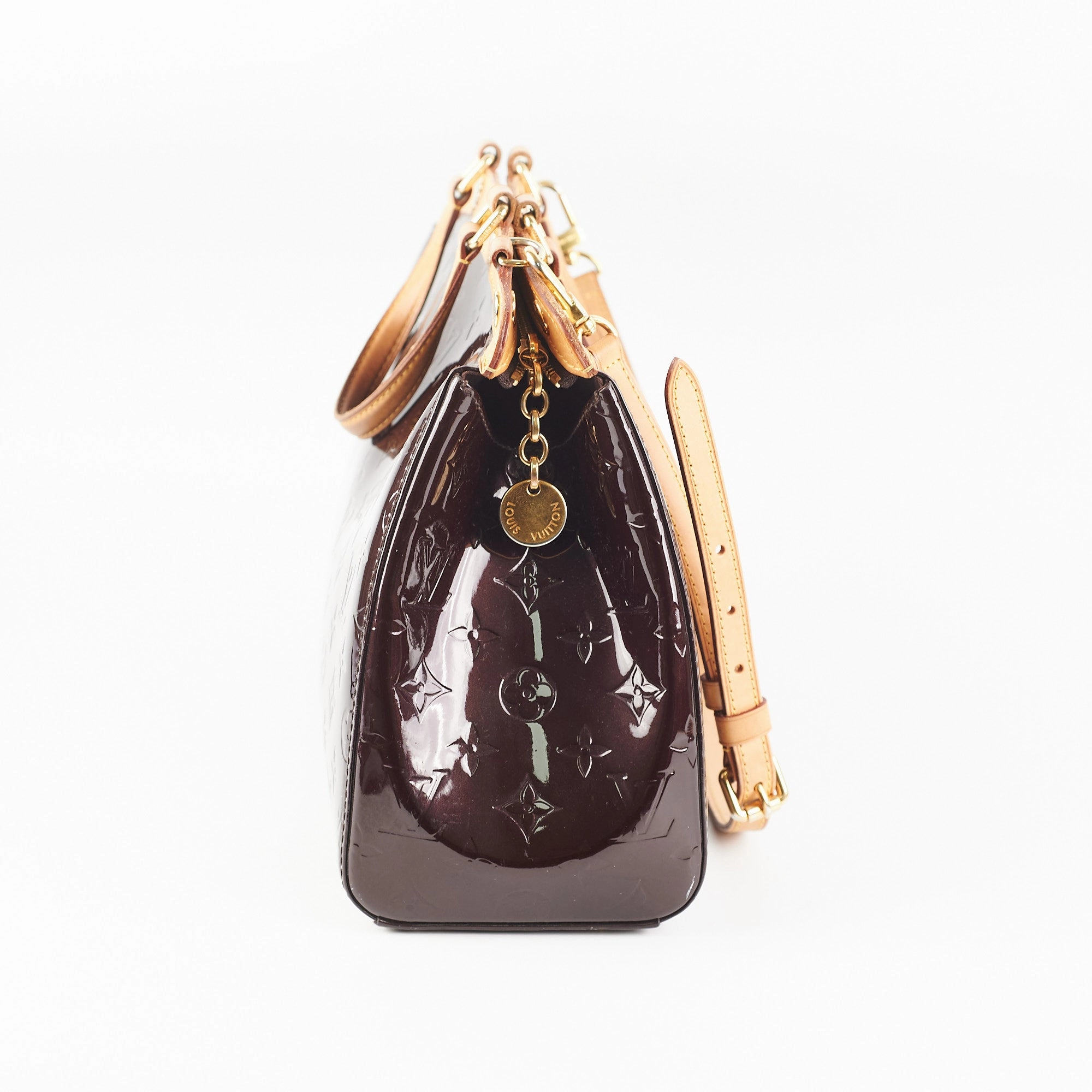 Louis Vuitton Brea MM Amarate Monogram Vernis
