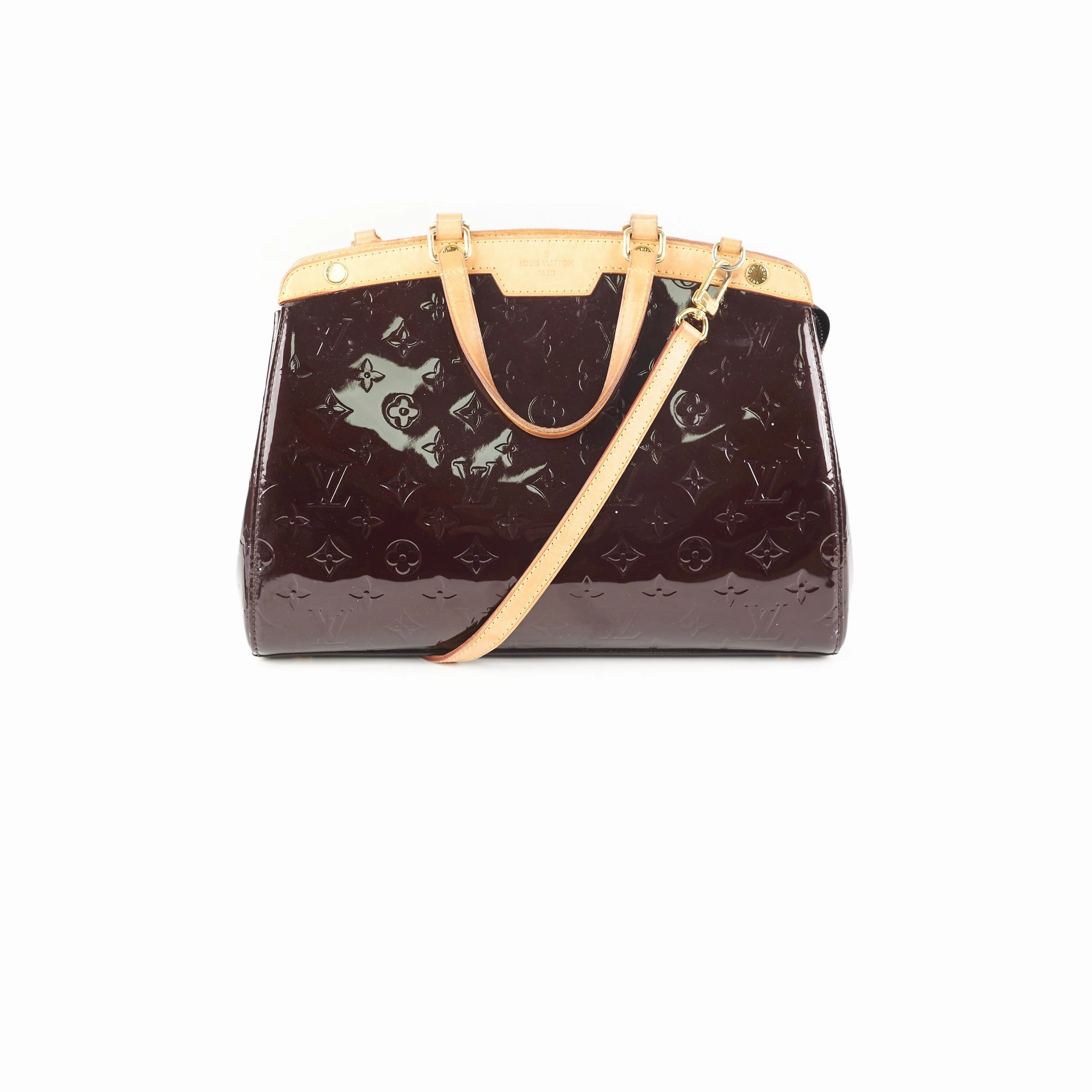 Louis Vuitton Brea MM Amarate Monogram Vernis