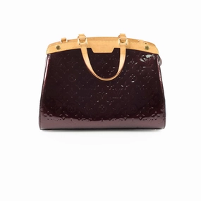 Louis Vuitton Brea MM Bag Monogram Vernis Amarante