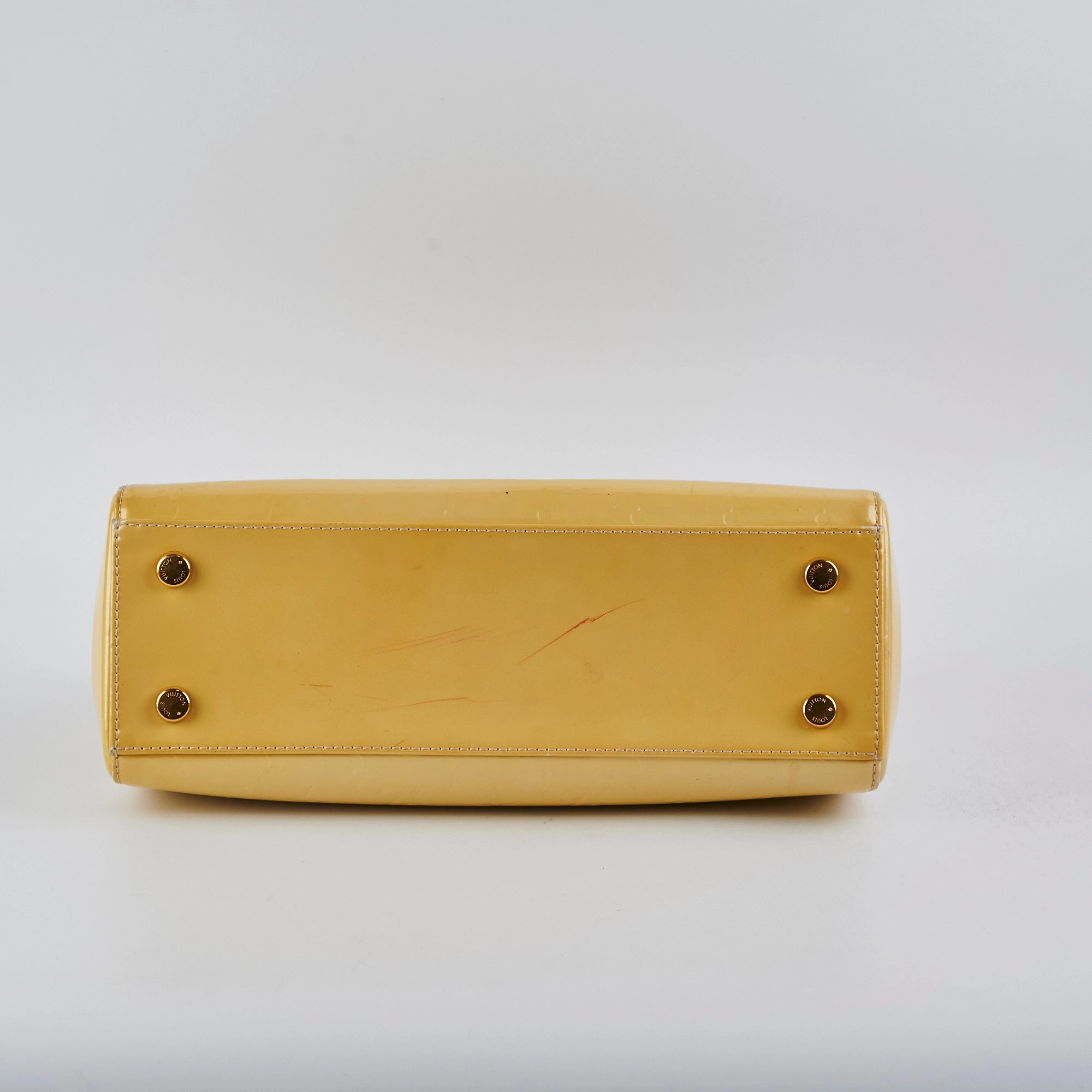 Louis Vuitton Brea Vernis MM Yellow