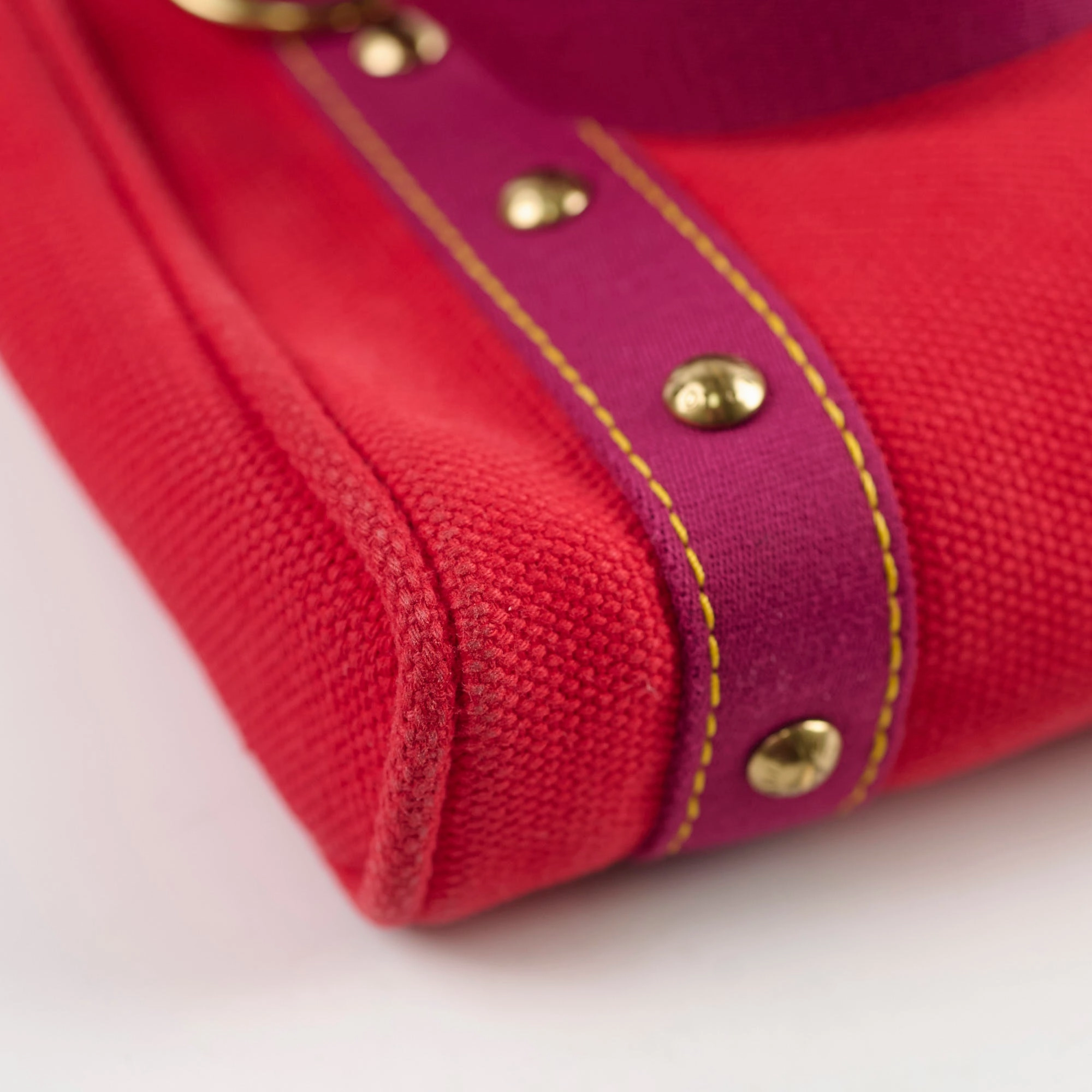 Louis Vuitton Canvas Tote Red