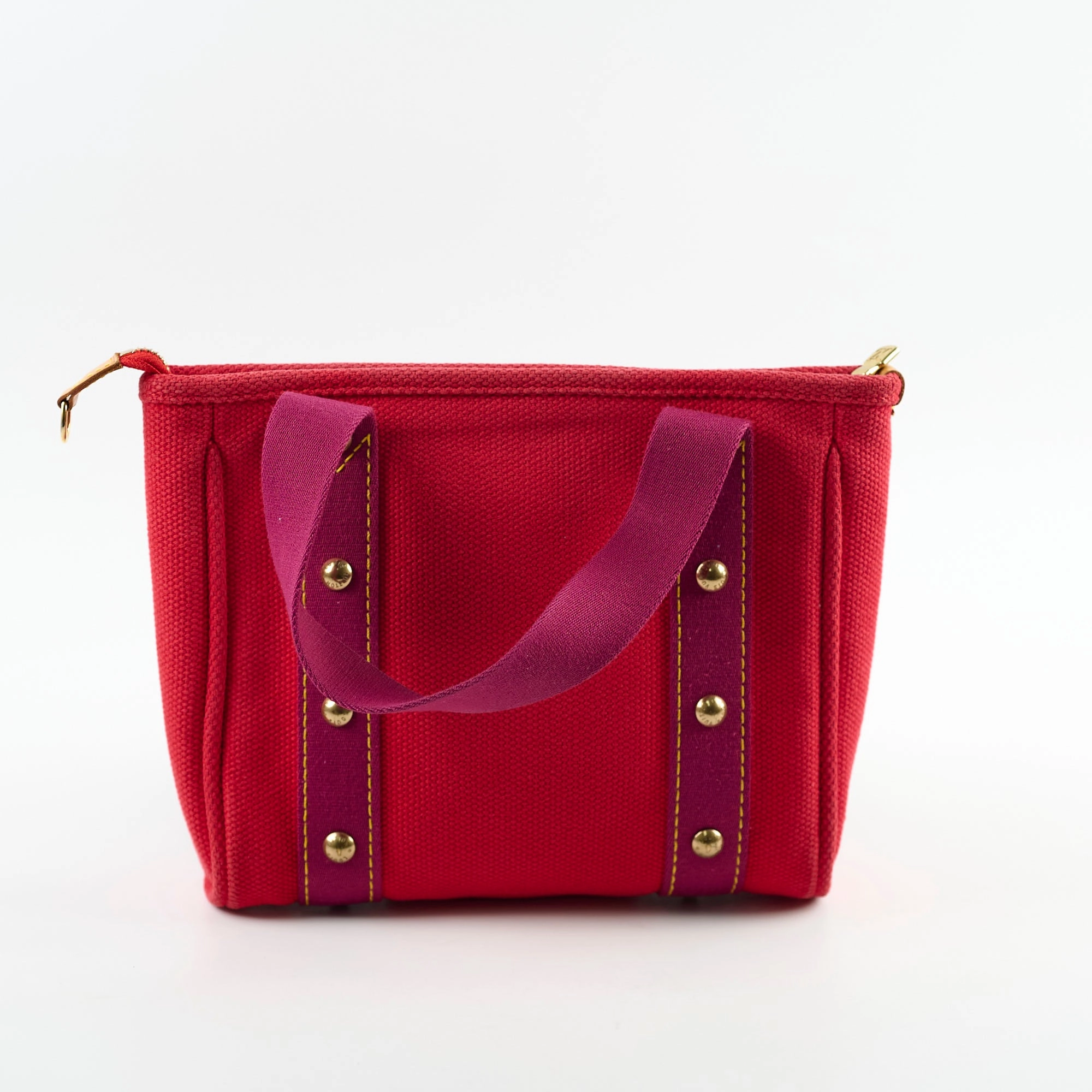 Louis Vuitton Canvas Tote Red