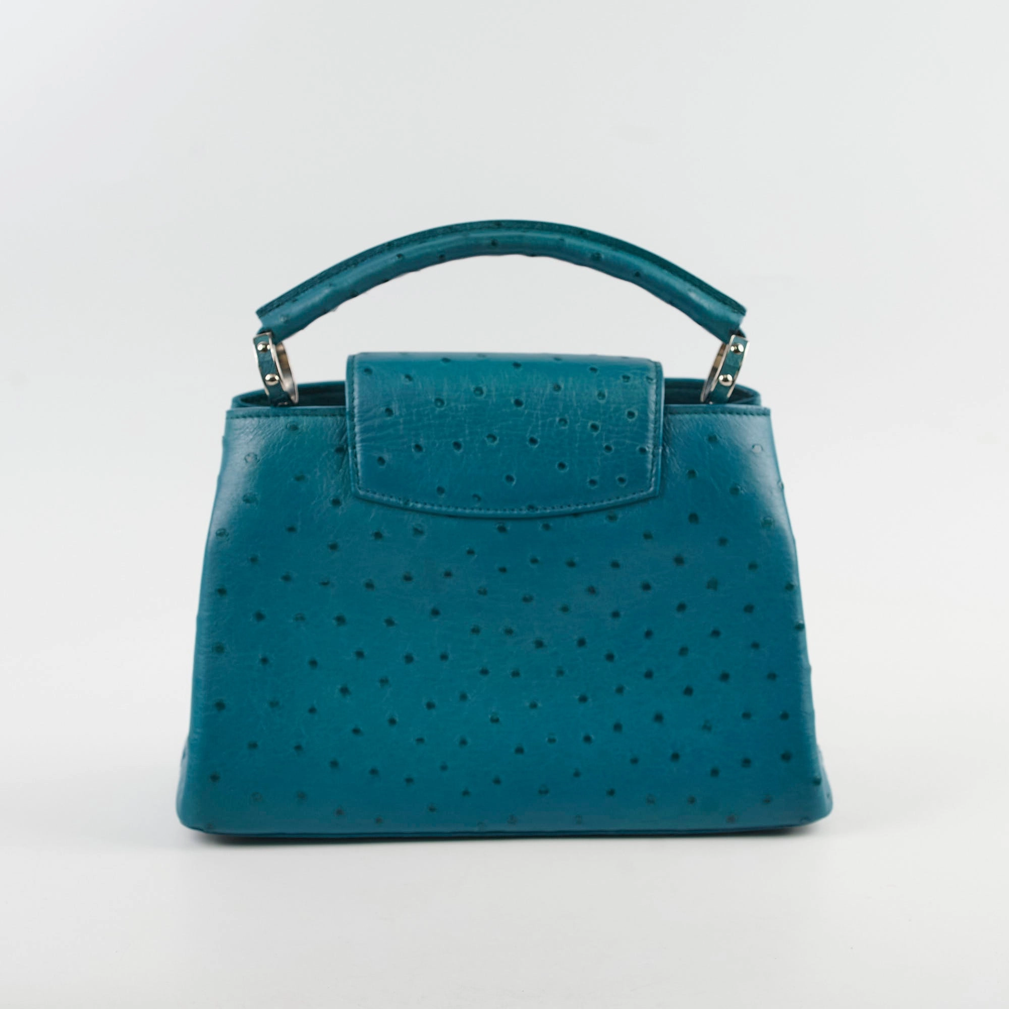Louis Vuitton Capucines BB Ostrich Blue