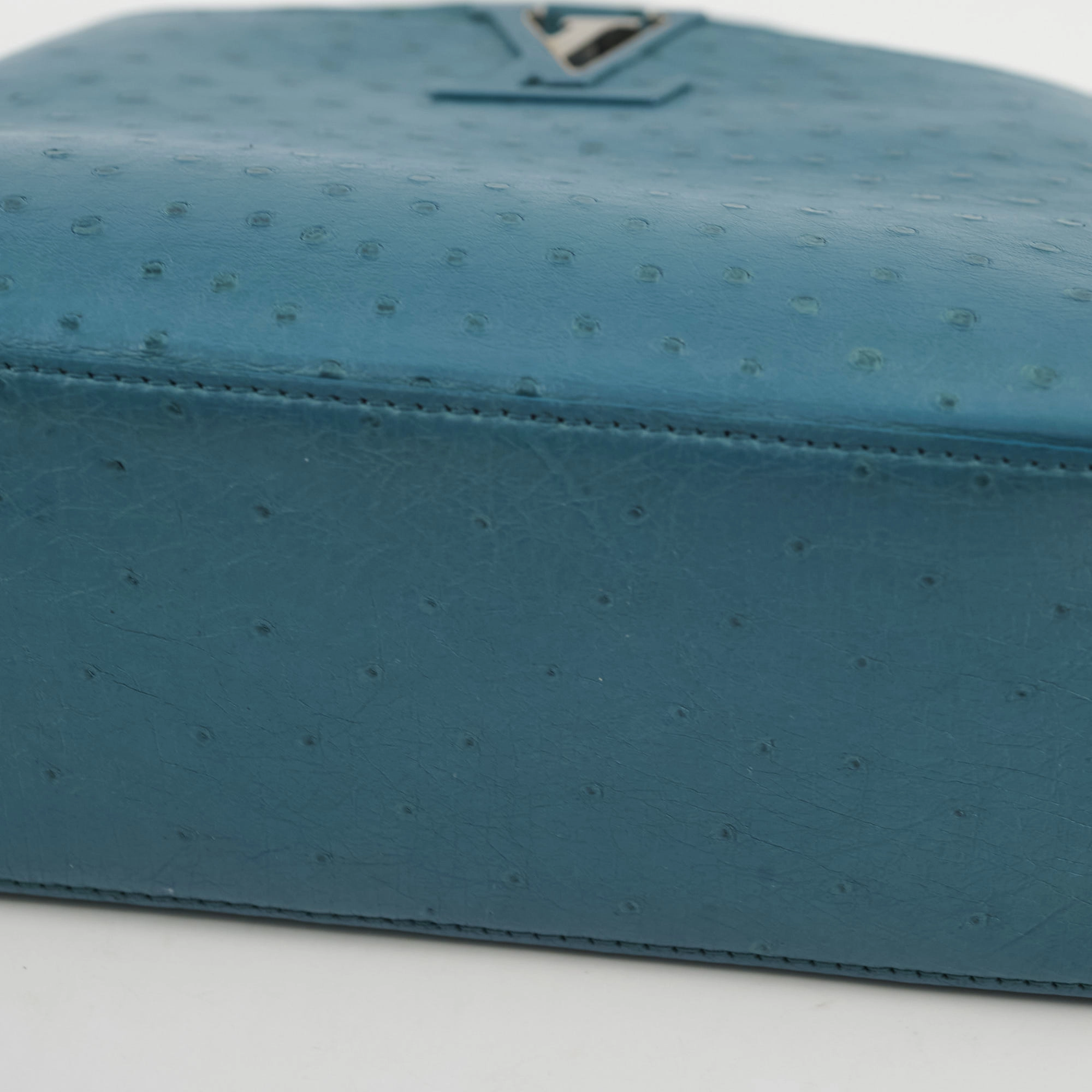 Louis Vuitton Capucines BB Ostrich Blue