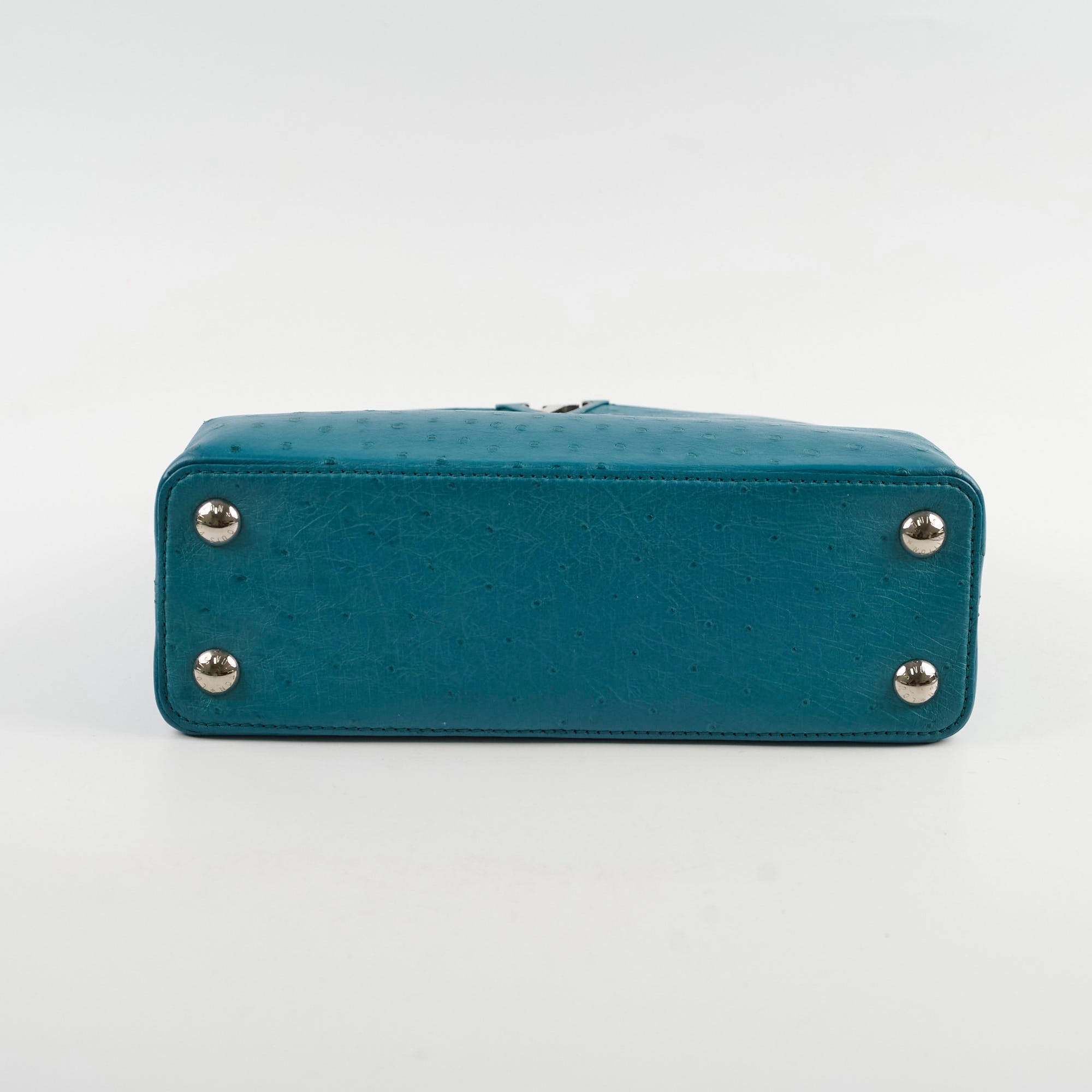 Louis Vuitton Capucines BB Ostrich Blue