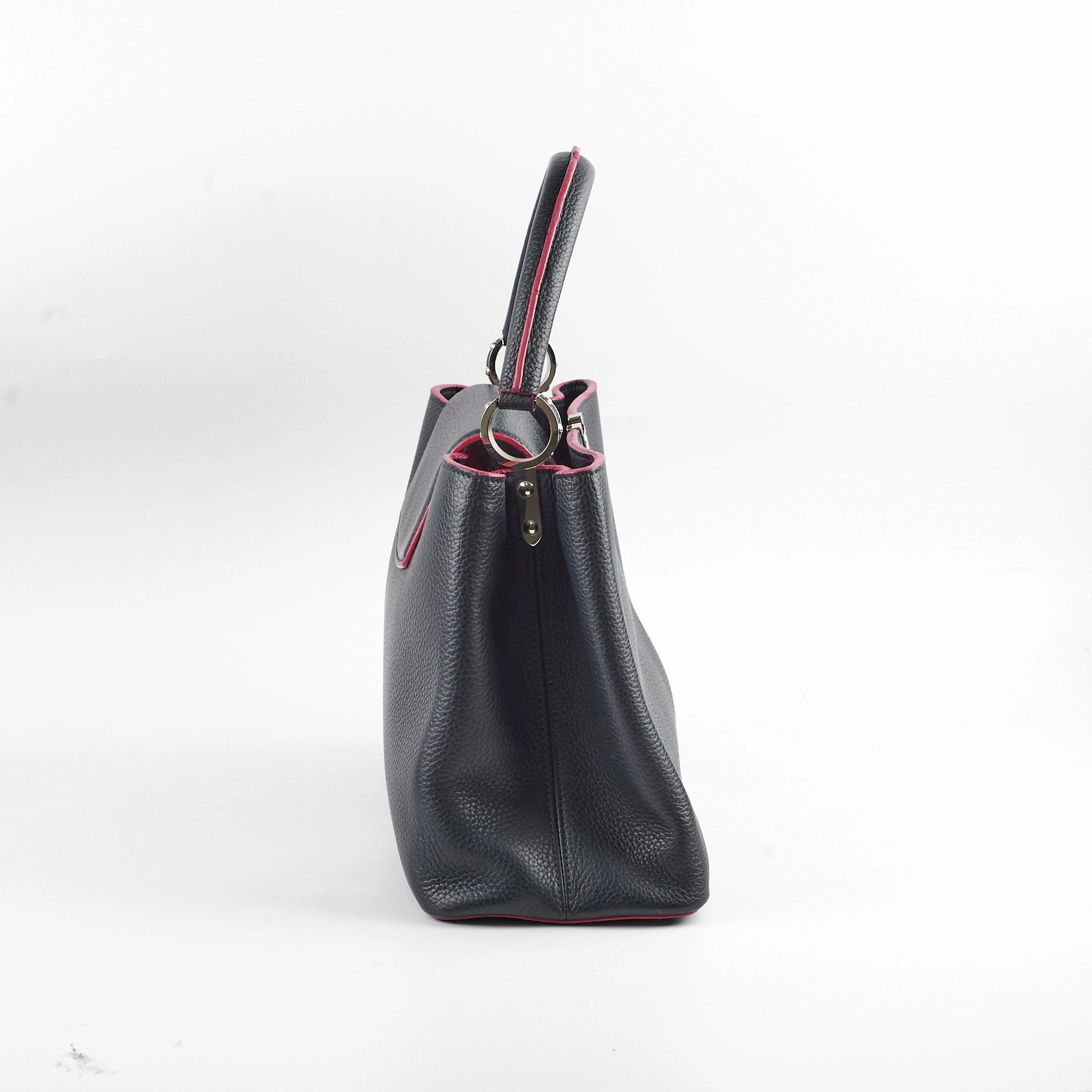 Louis Vuitton Capucines GM Navy Pink