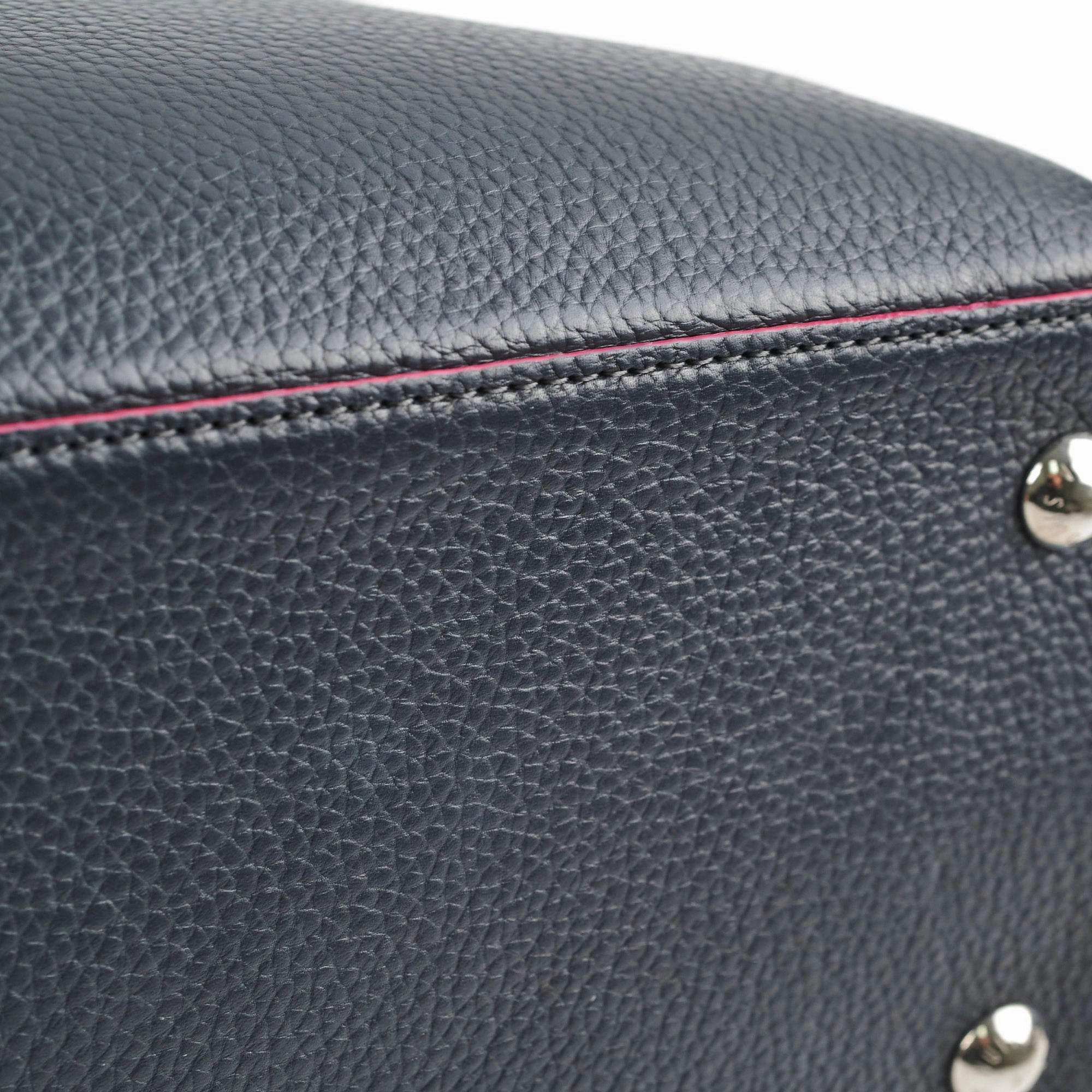 Louis Vuitton Capucines GM Navy Pink
