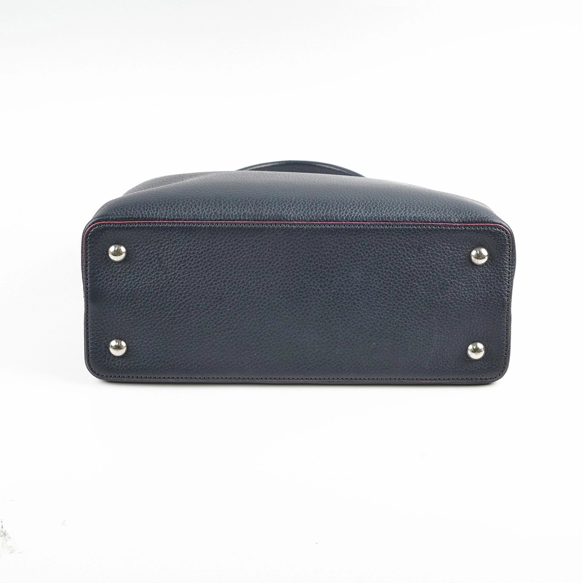 Louis Vuitton Capucines GM Navy Pink