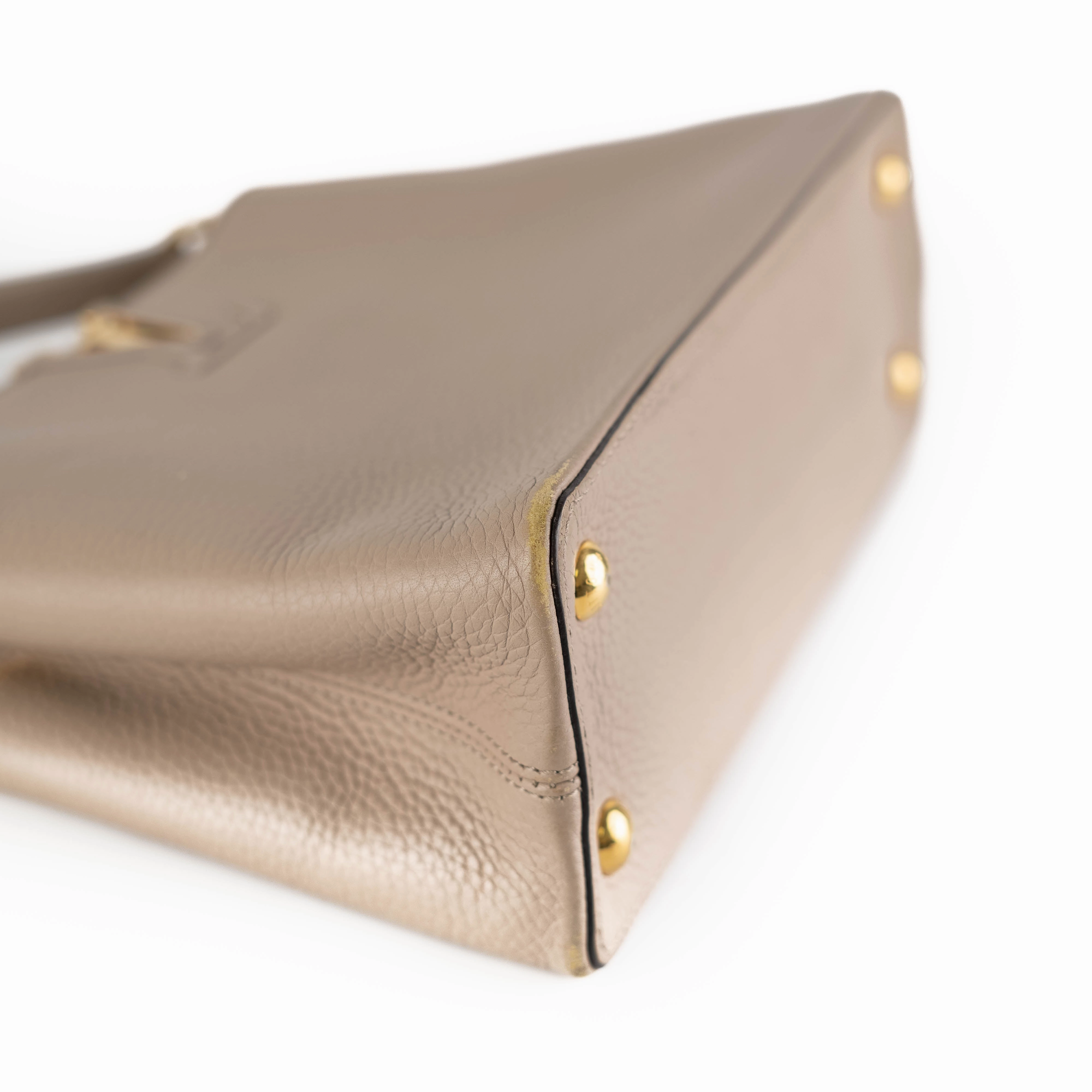 Louis Vuitton Capucines MM Bag Galet