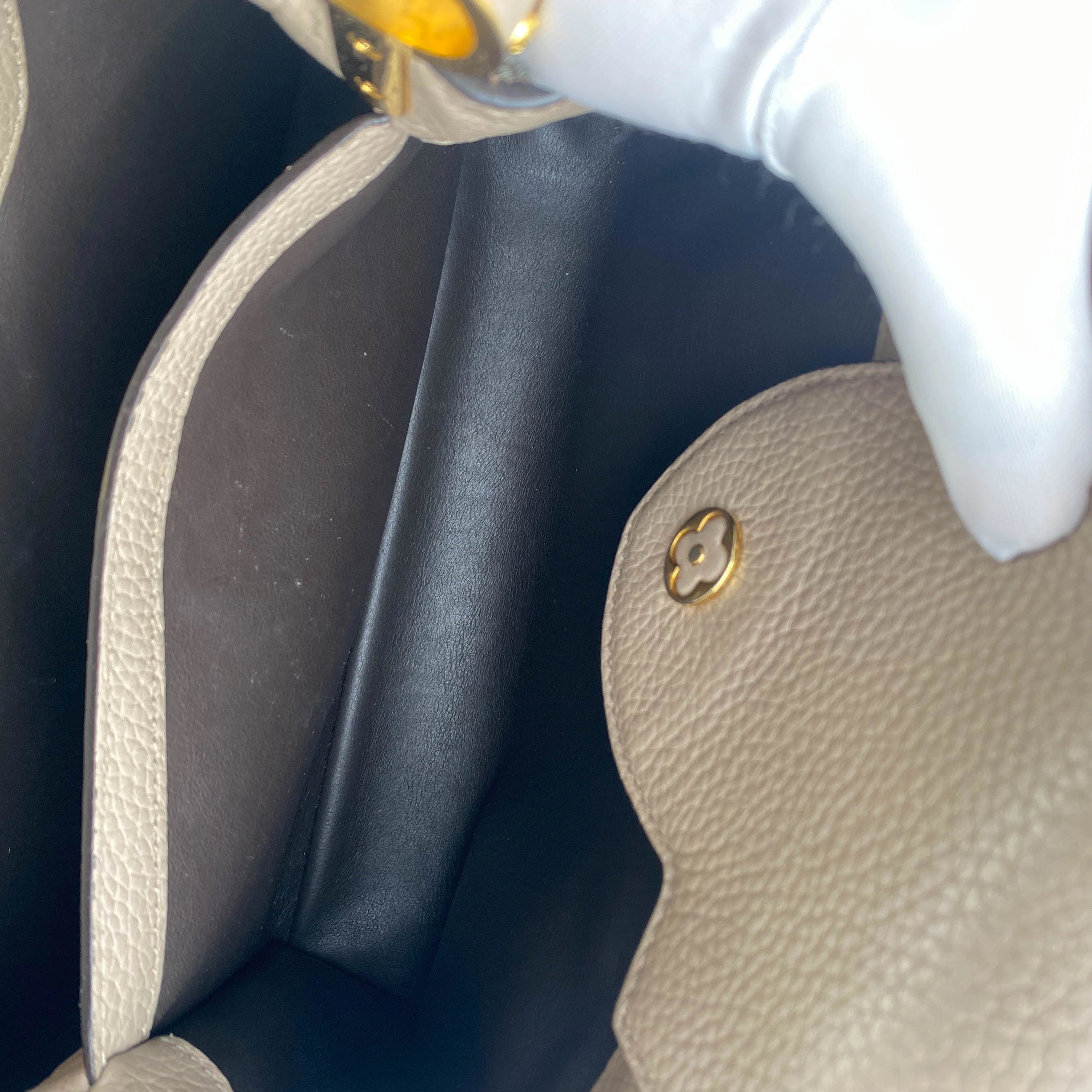 Louis Vuitton Capucines MM Bag Galet