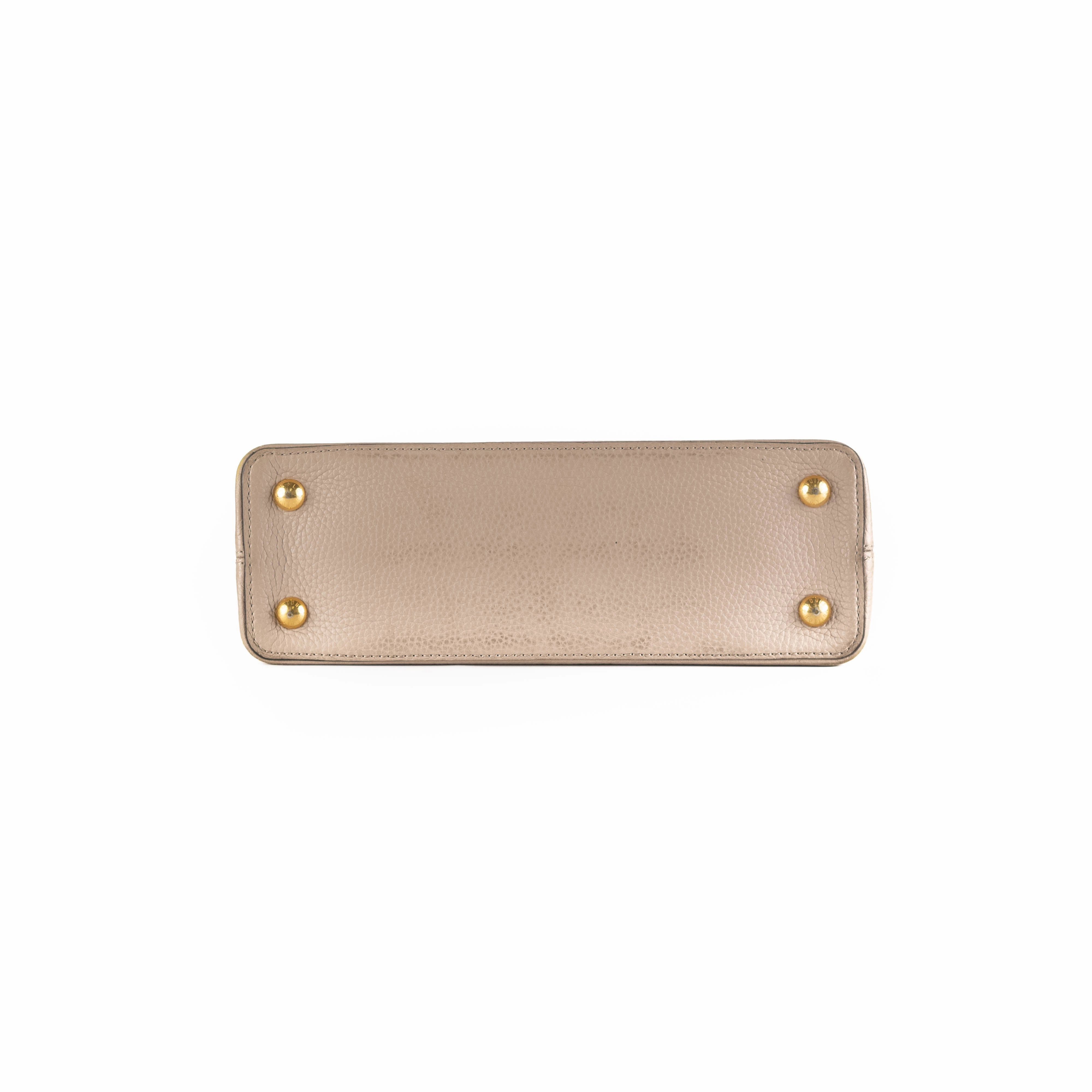 Louis Vuitton Capucines MM Bag Galet