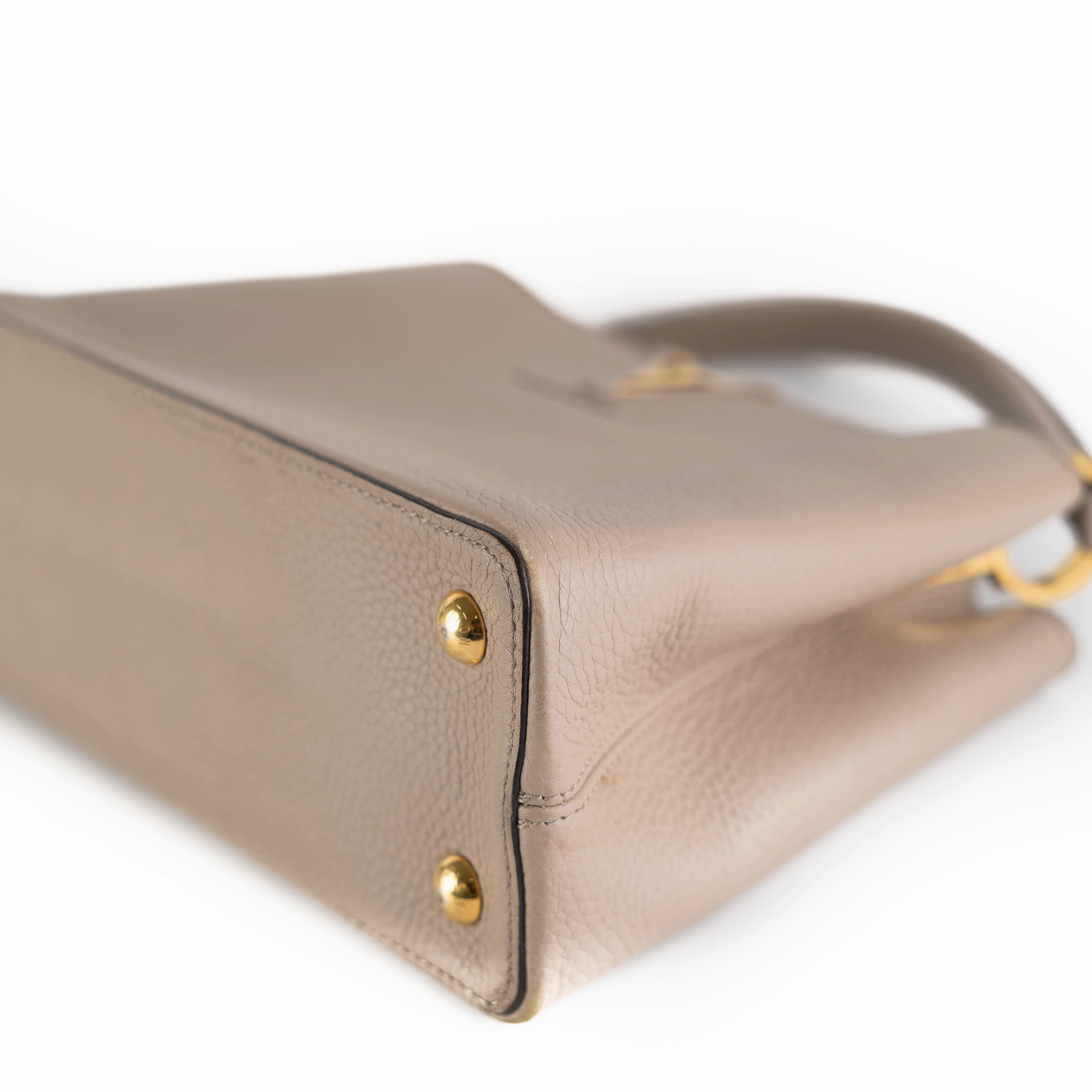 Louis Vuitton Capucines MM Bag Galet