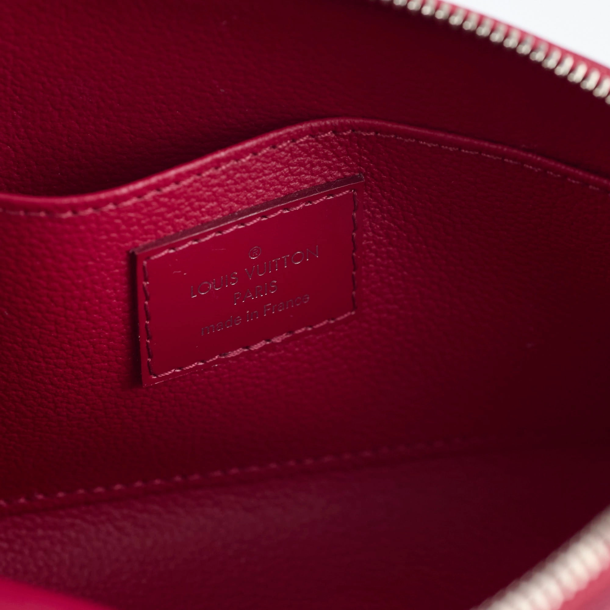 Louis Vuitton Cosmetic Pouch Epi Red
