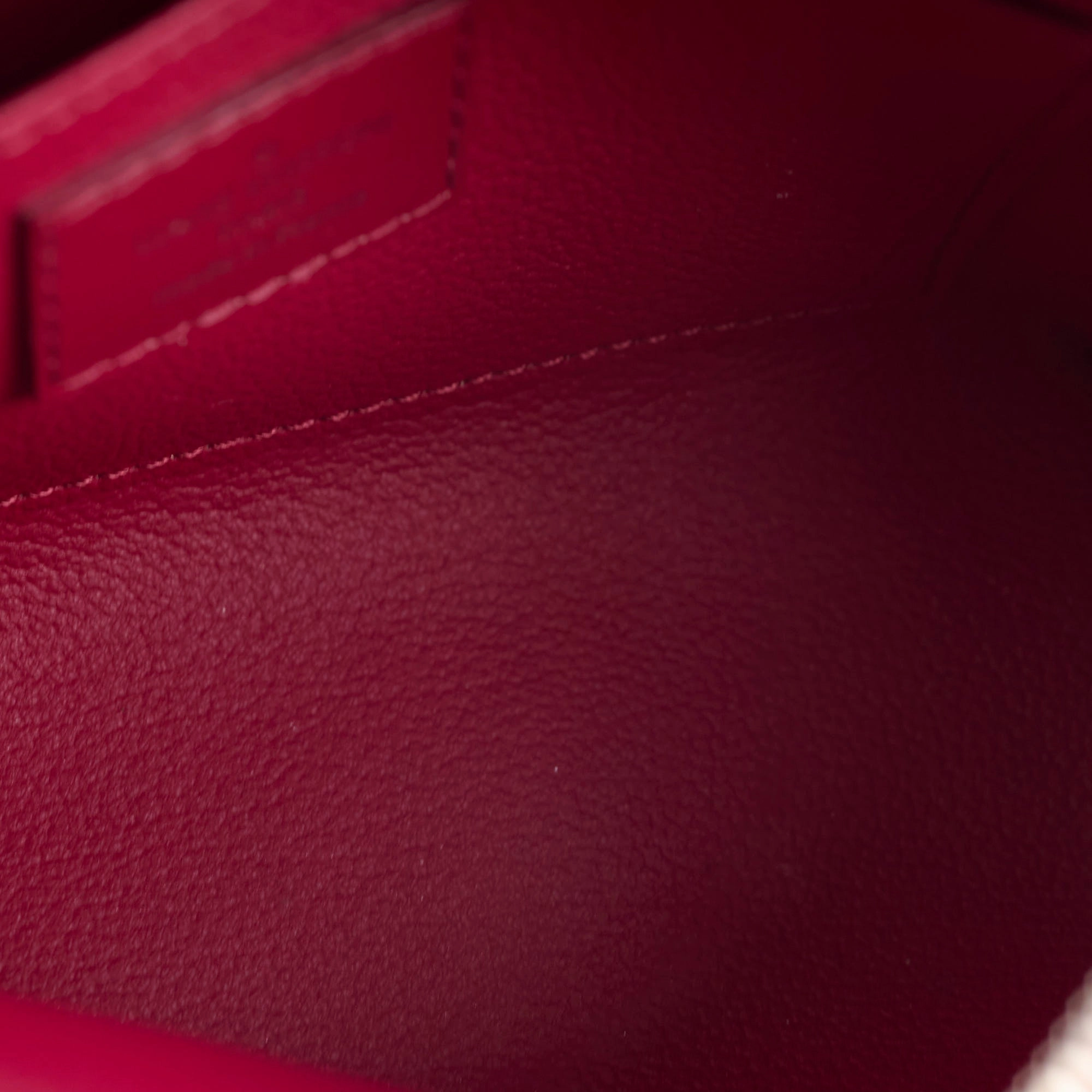 Louis Vuitton Cosmetic Pouch Epi Red