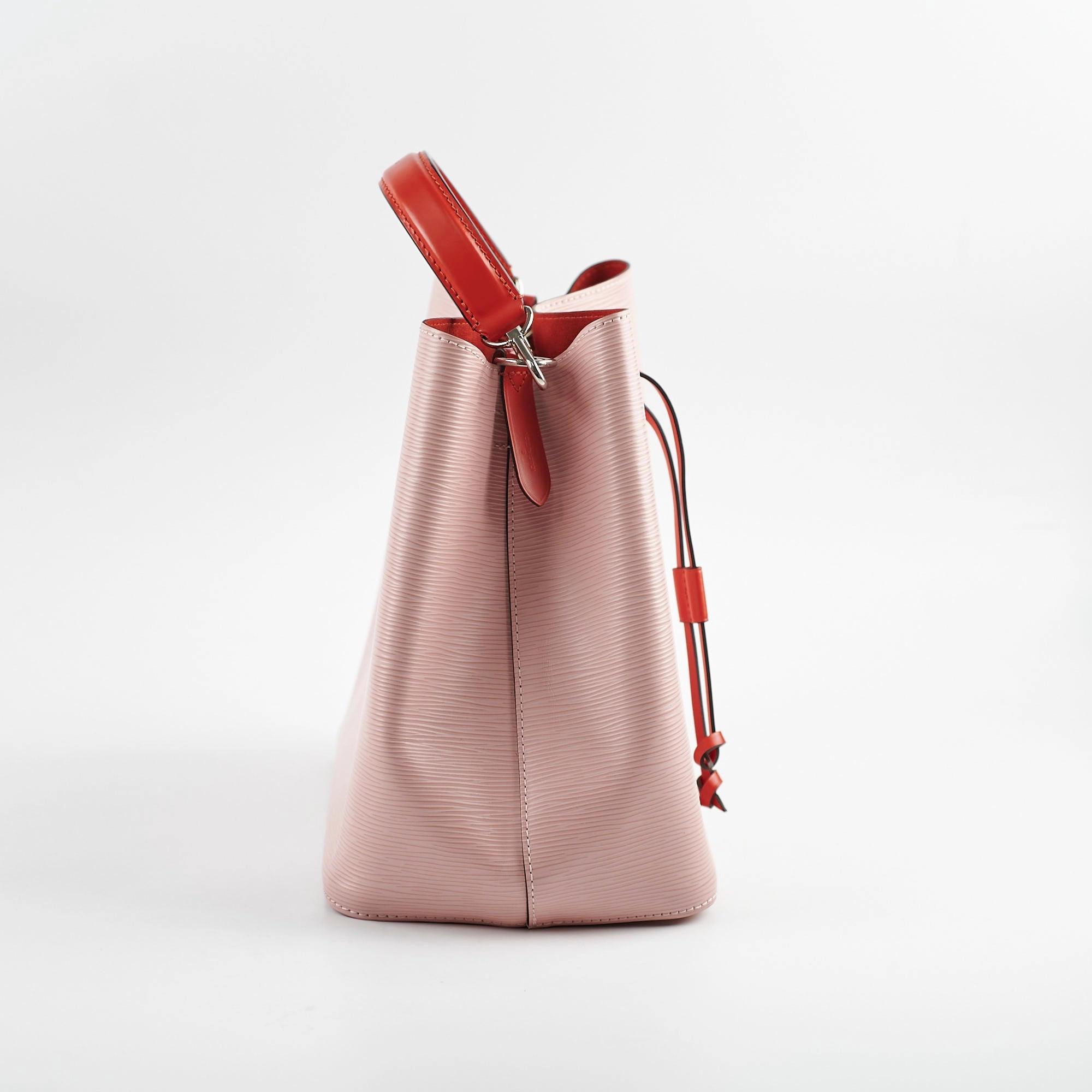 Louis Vuitton Epi Neo Noe Epi Rose Ballerine Bucket Bag