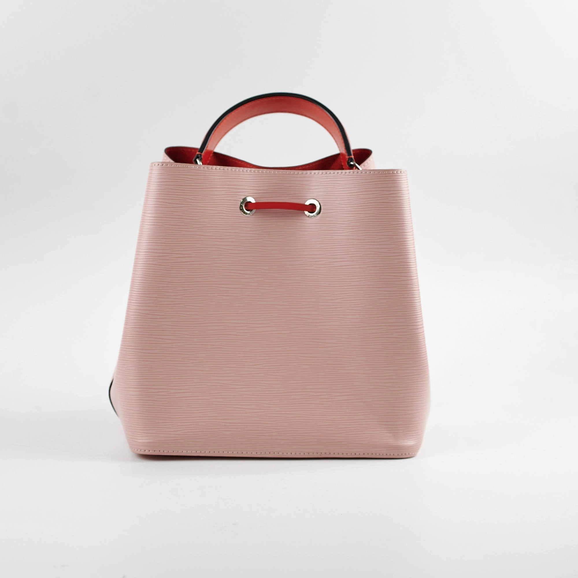 Louis Vuitton Epi Neo Noe Epi Rose Ballerine Bucket Bag