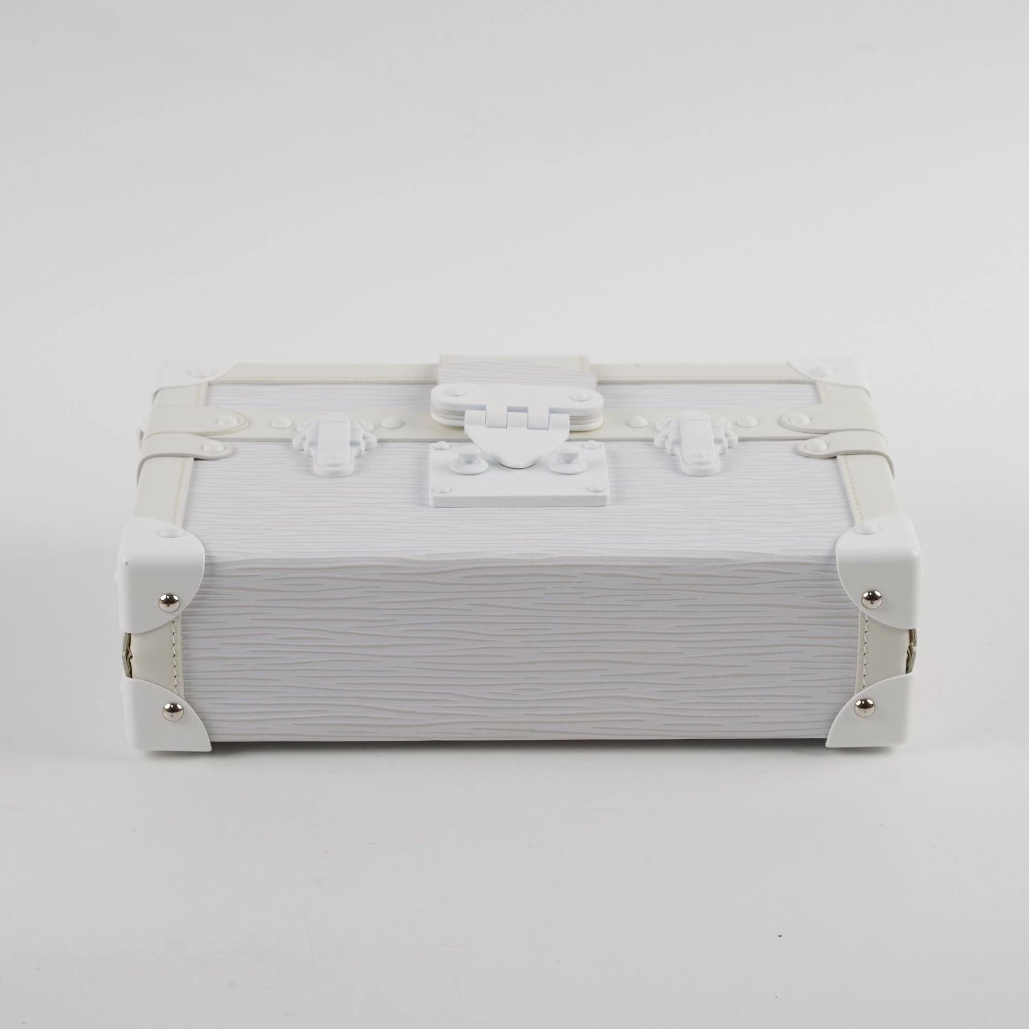 Louis Vuitton Epi Petite Malle White Monochromatic