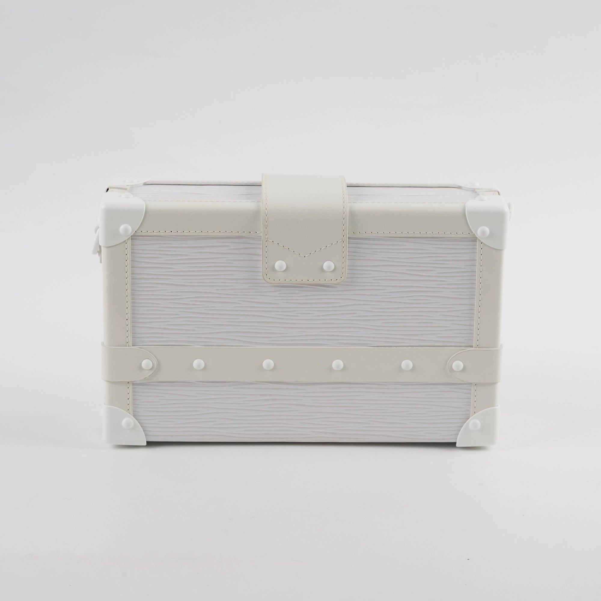 Louis Vuitton Epi Petite Malle White Monochromatic