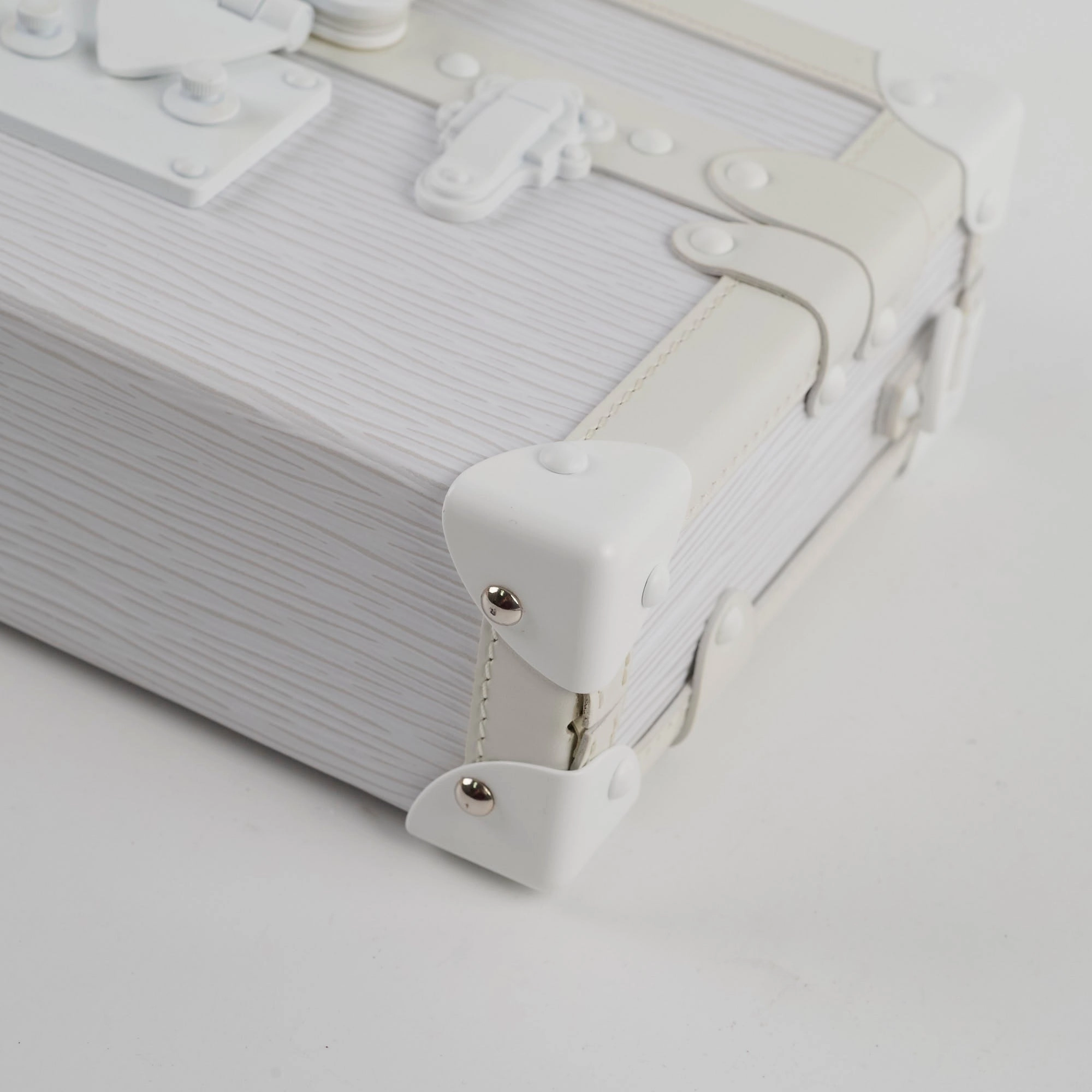 Louis Vuitton Epi Petite Malle White Monochromatic