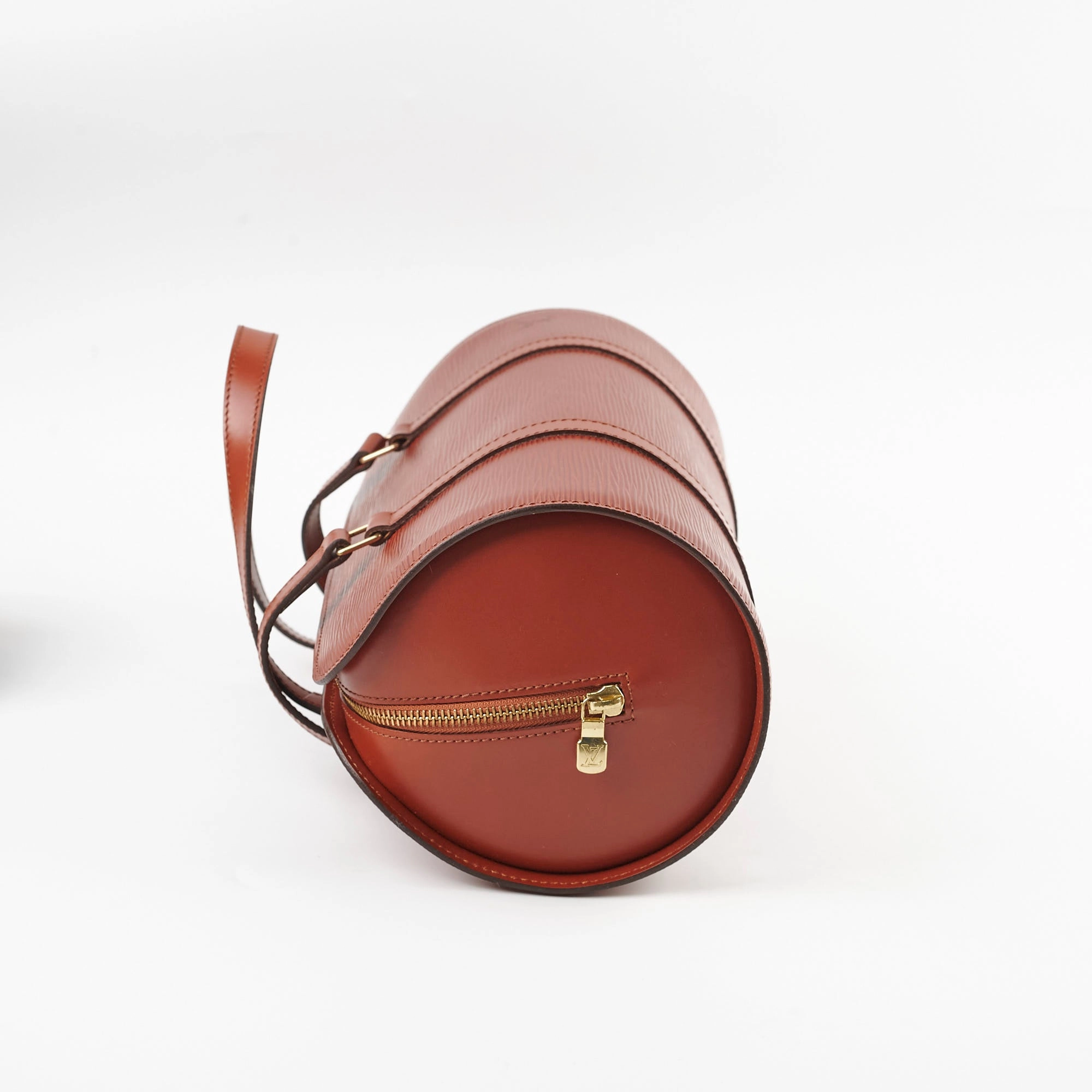 Louis Vuitton Epi Soufflot Shoulder Bag Brown