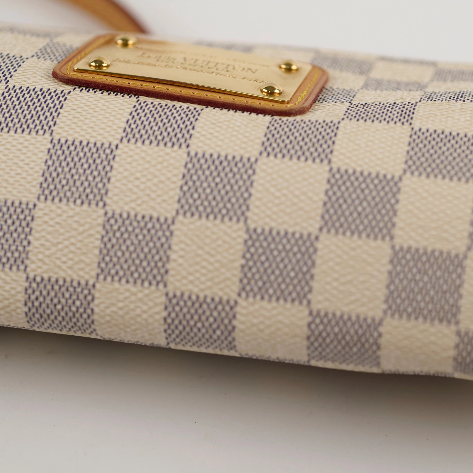Louis Vuitton Eva Clutch Damier Azur