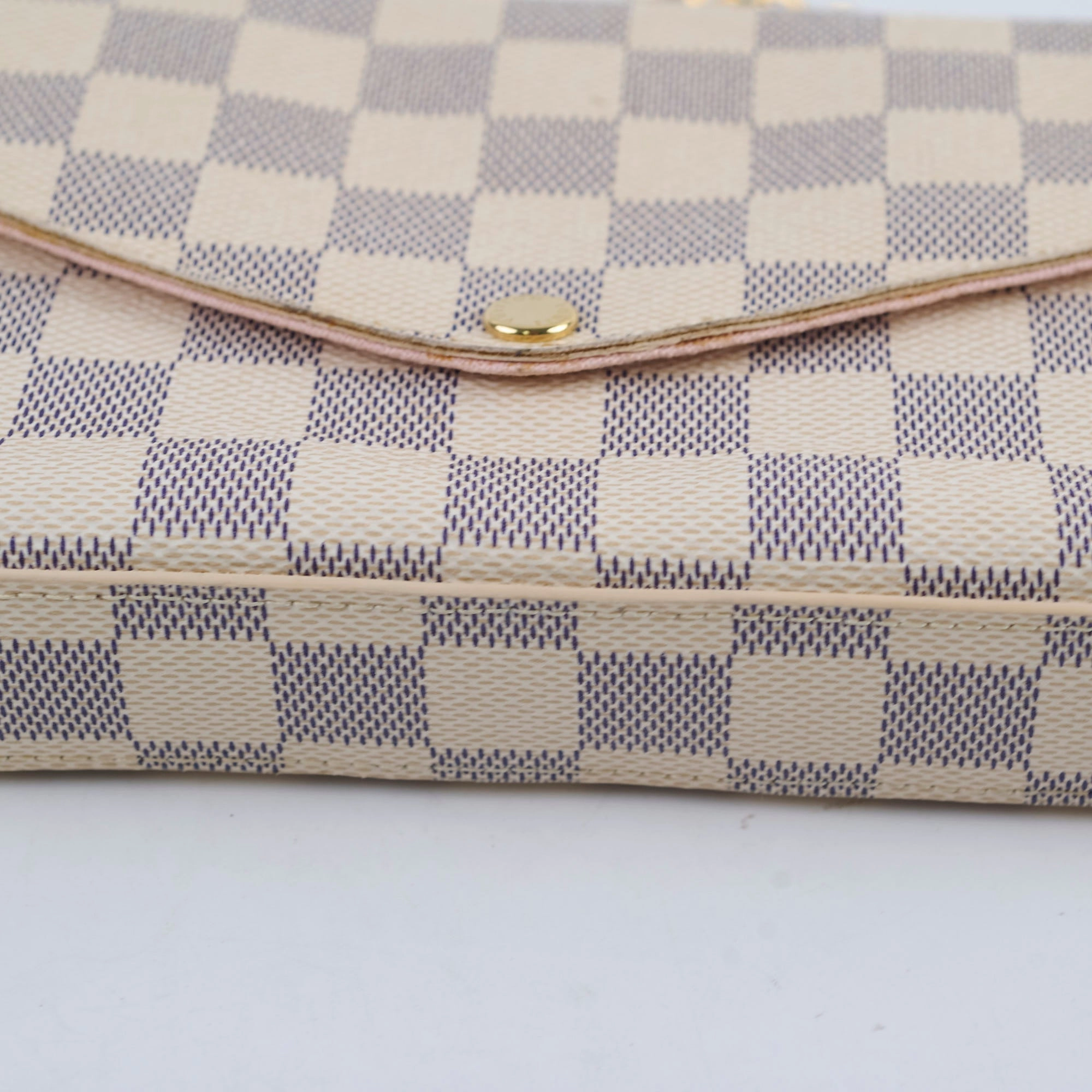 Louis Vuitton Felicie Crossbody clutch Damier Azur