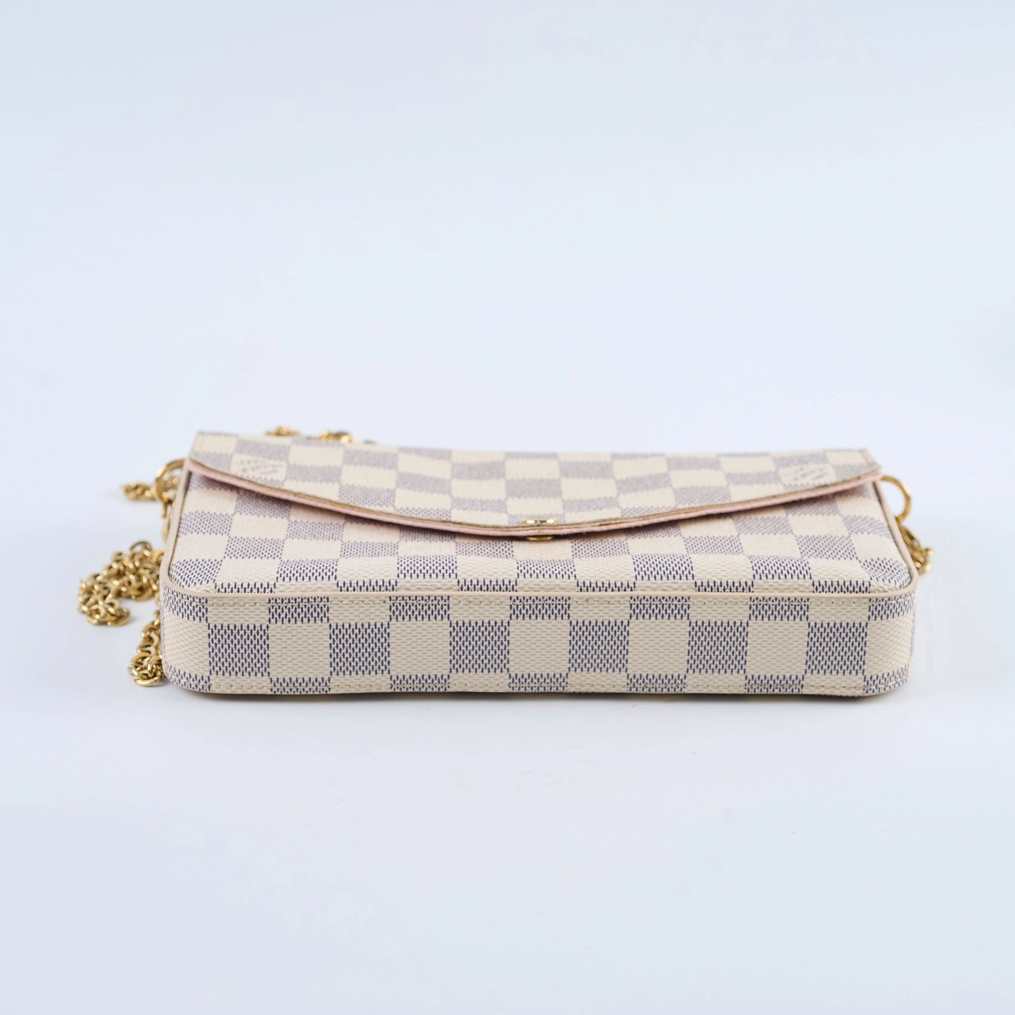 Louis Vuitton Felicie Crossbody clutch Damier Azur