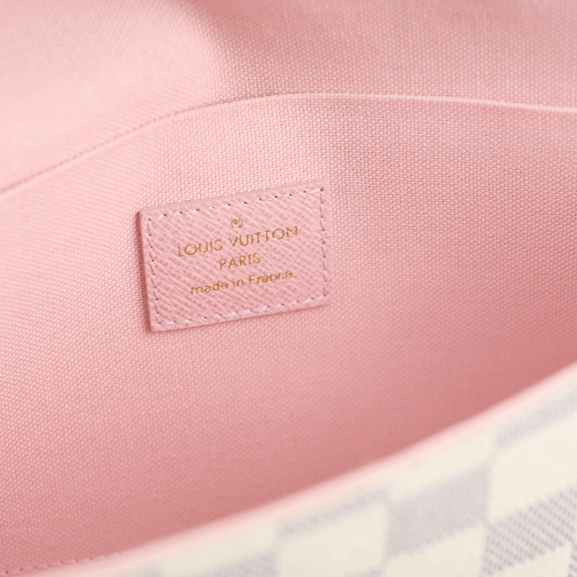 Louis Vuitton Felicie Crossbody clutch Damier Azur