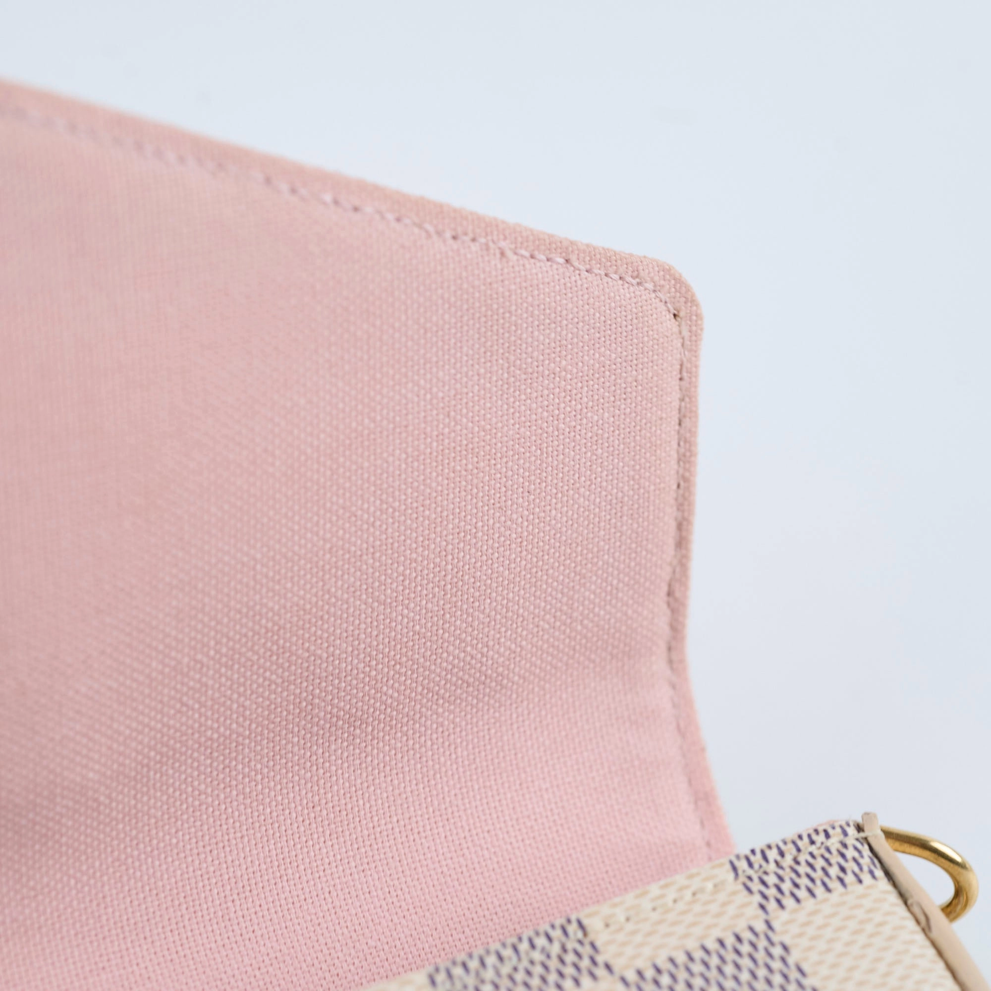 Louis Vuitton Felicie Crossbody clutch Damier Azur