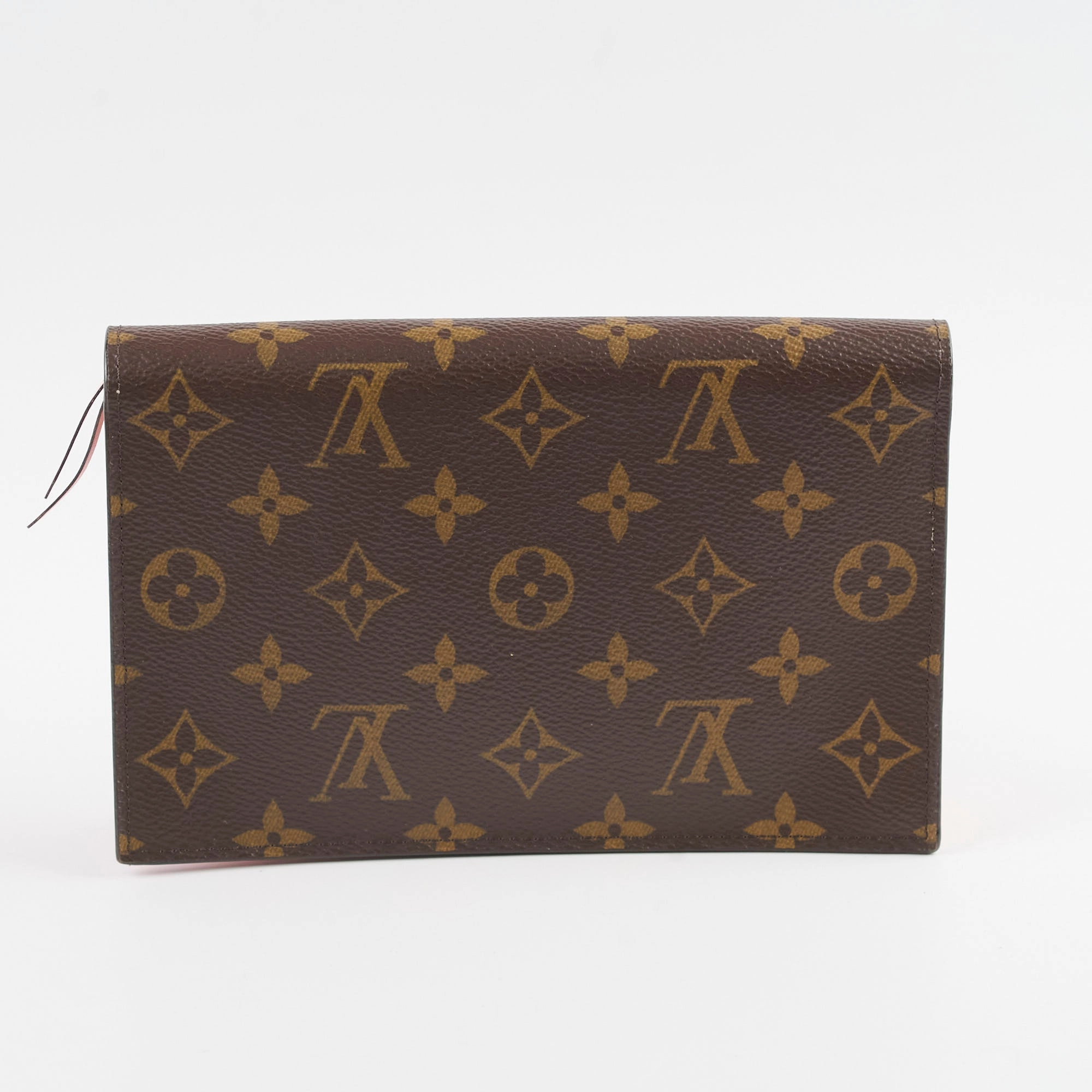 Louis Vuitton Flore Chain Wallet On Chain Monogram Pink