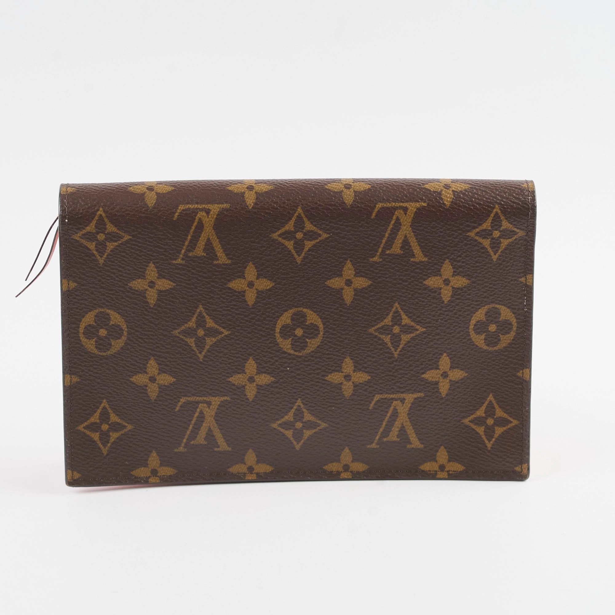 Louis Vuitton Flore Chain Wallet On Chain Monogram Pink