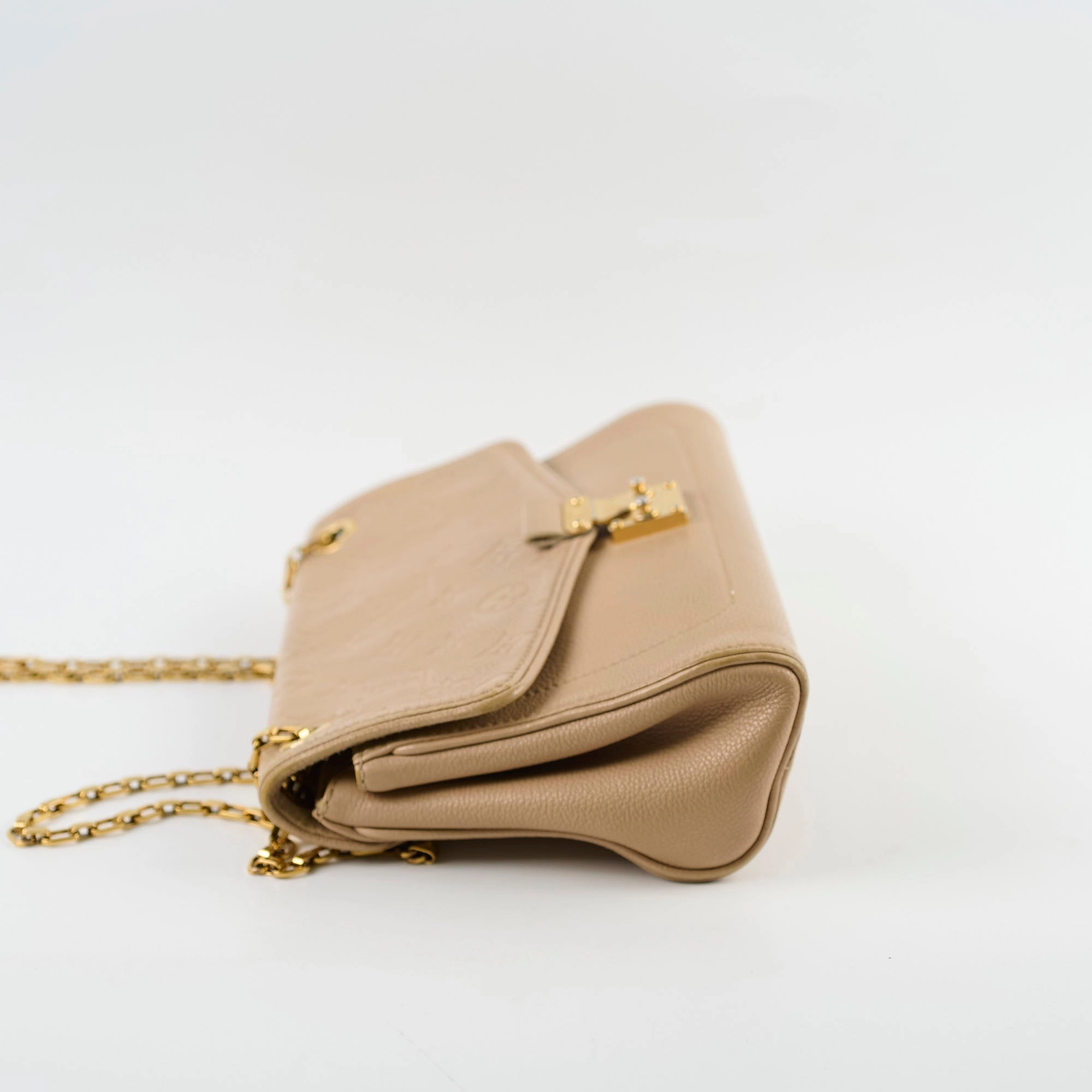 Louis Vuitton Germain Shoulder Bag Empreinte Beige