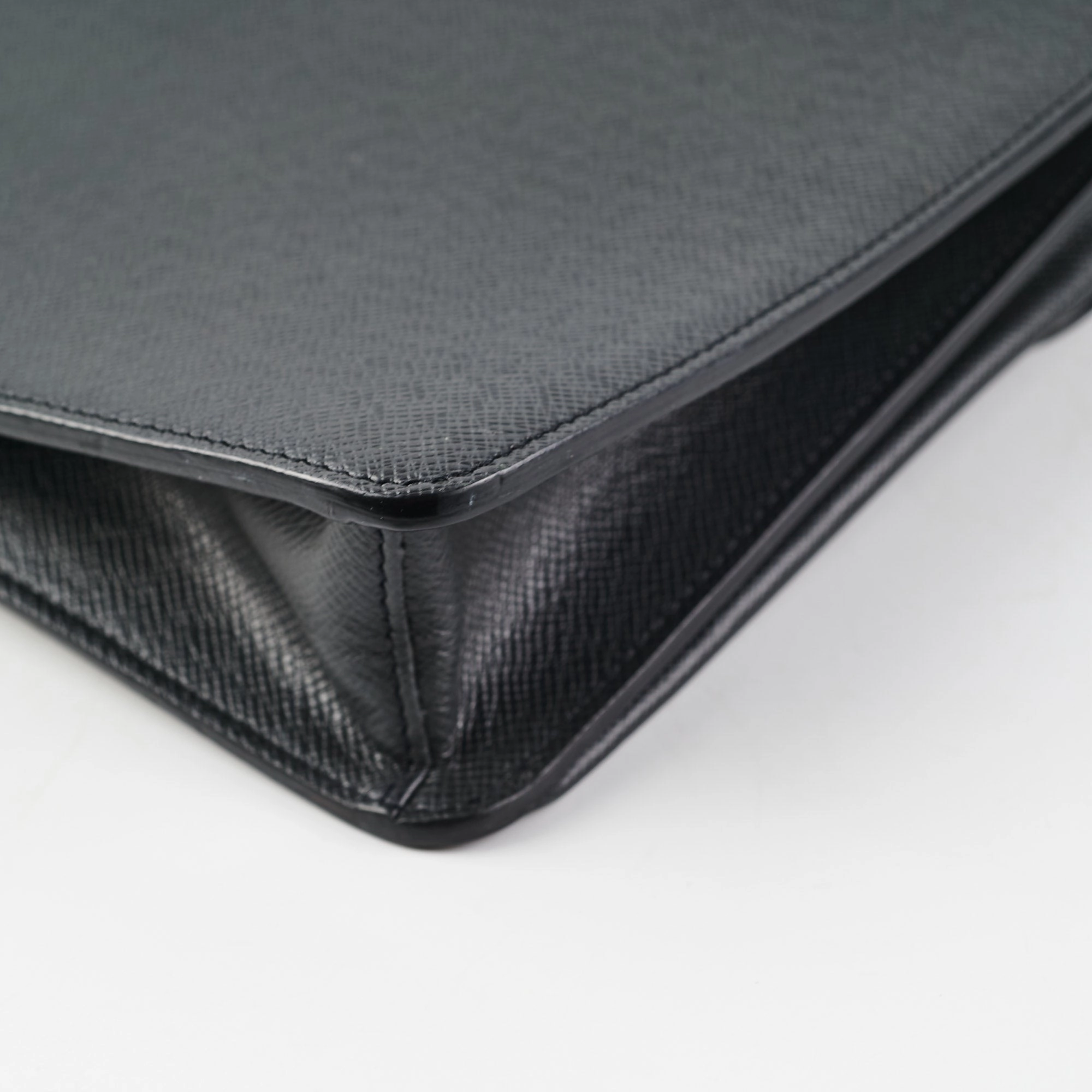 Louis Vuitton Laguito Business Briefcase Bag Black
