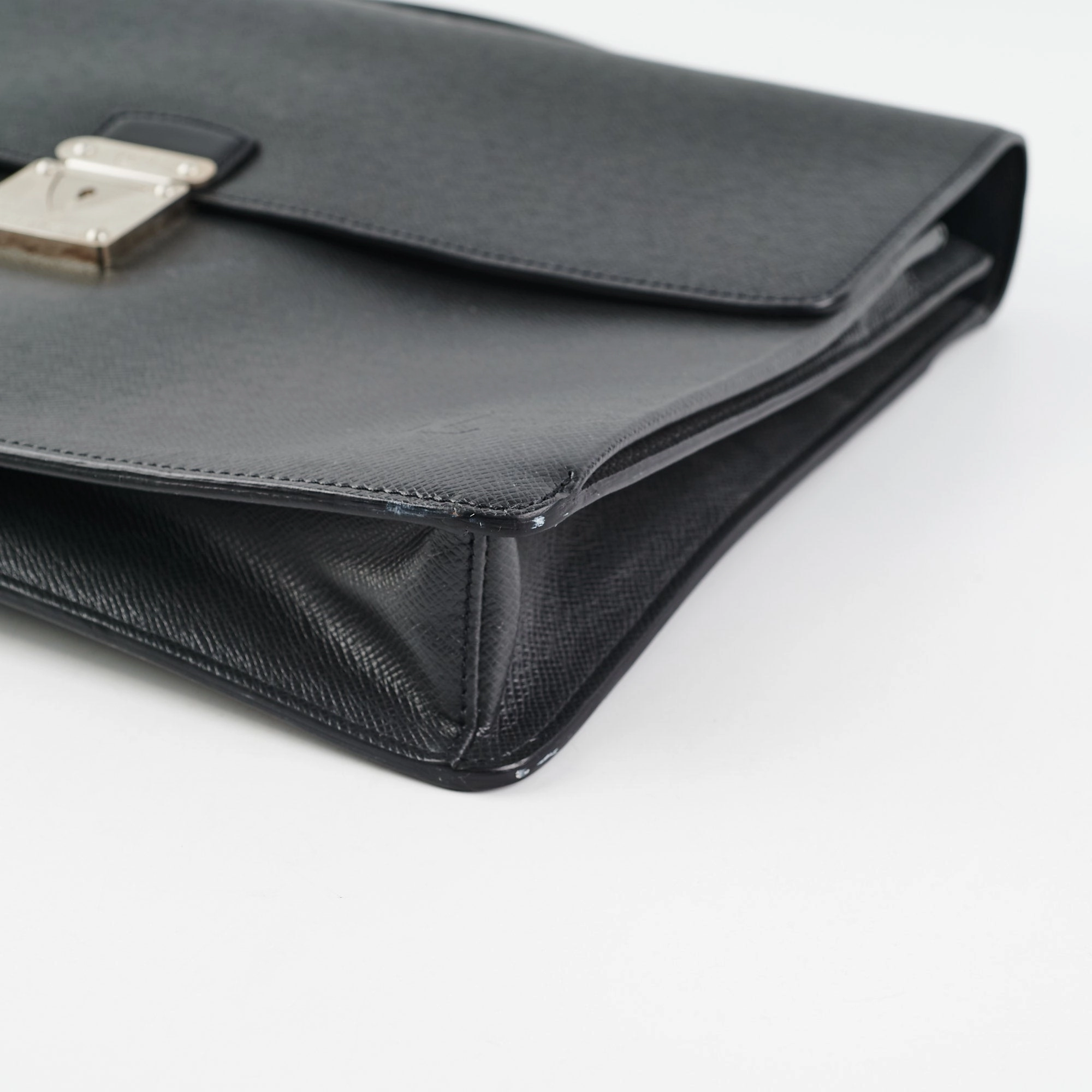 Louis Vuitton Laguito Business Briefcase Bag Black