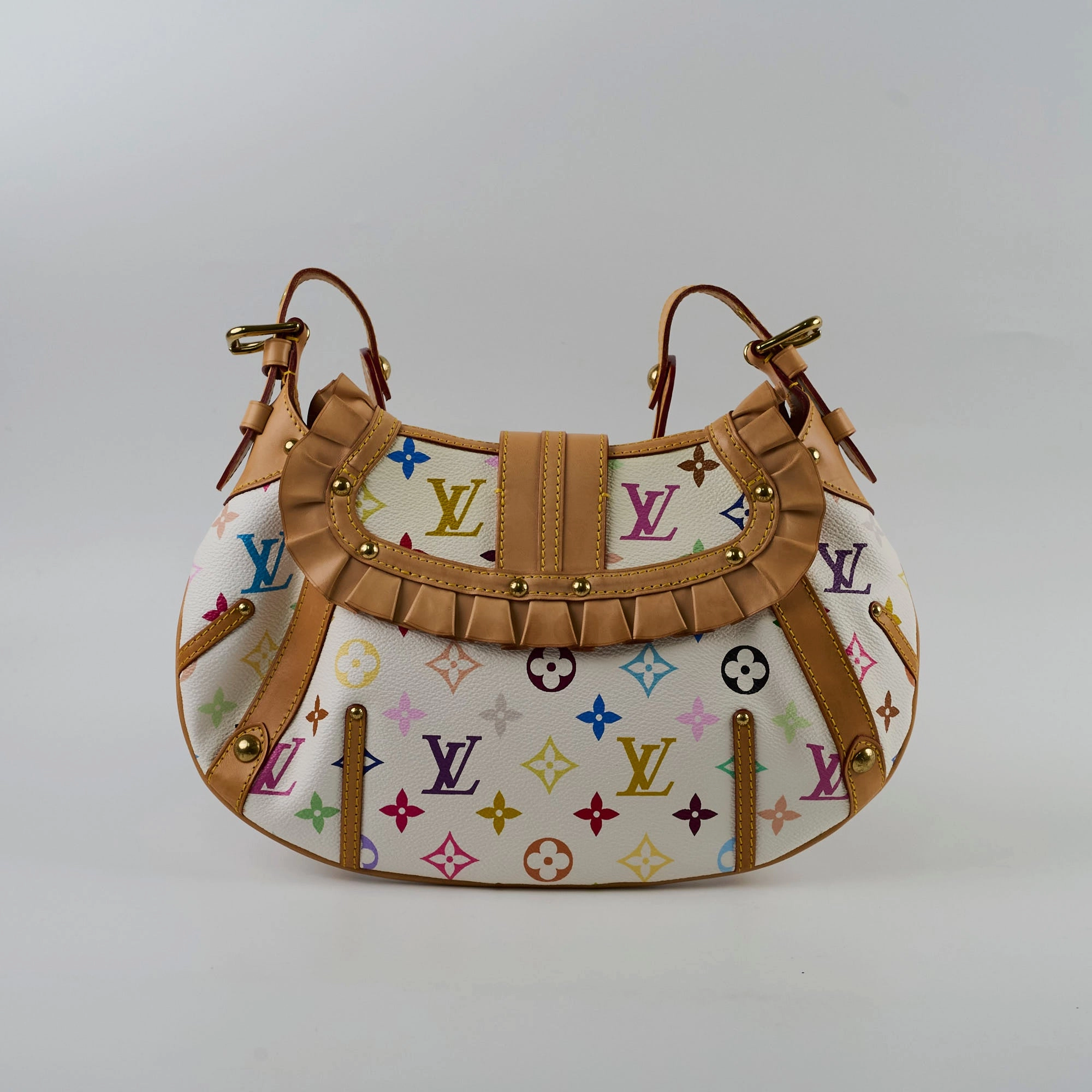 Louis Vuitton Leonor Multicolor Bag White