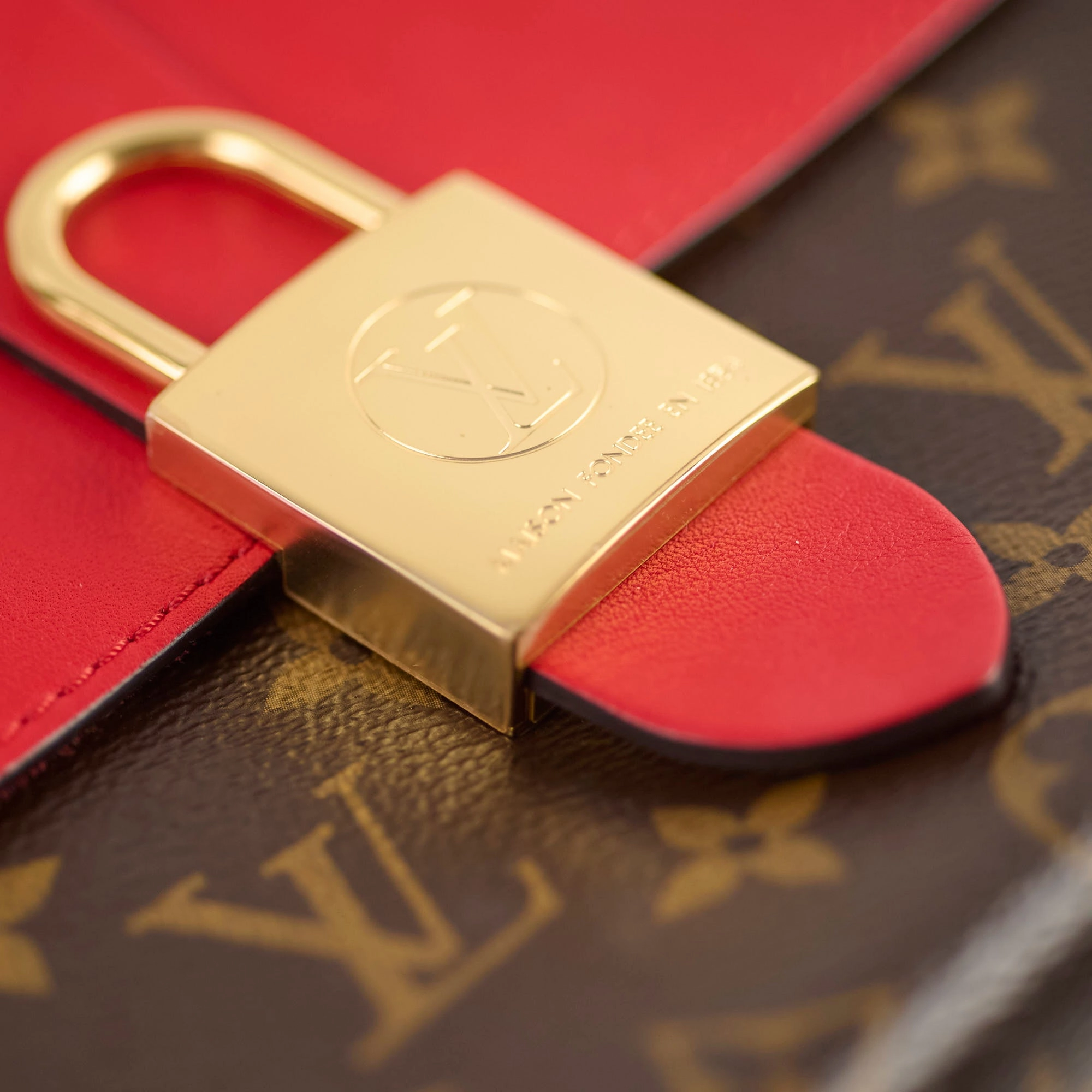 Louis Vuitton Locky BB Monogram Red