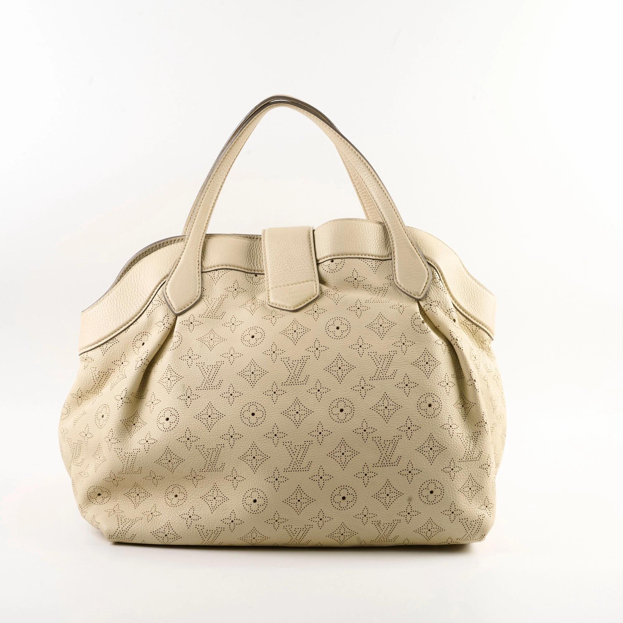 Louis Vuitton Mahina Leather Top Handle Bag