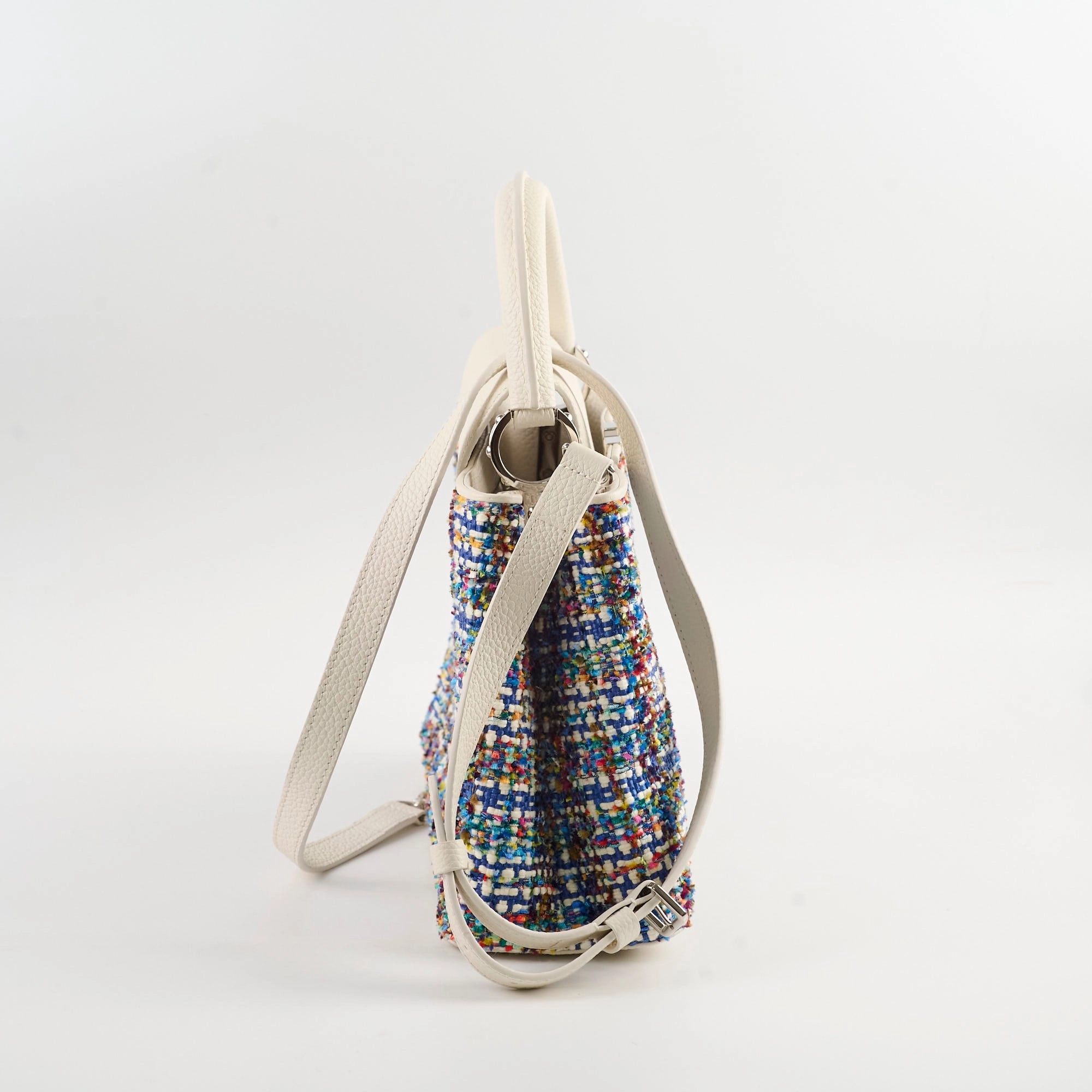 Louis Vuitton MM Capucines Limited Edition Tweed