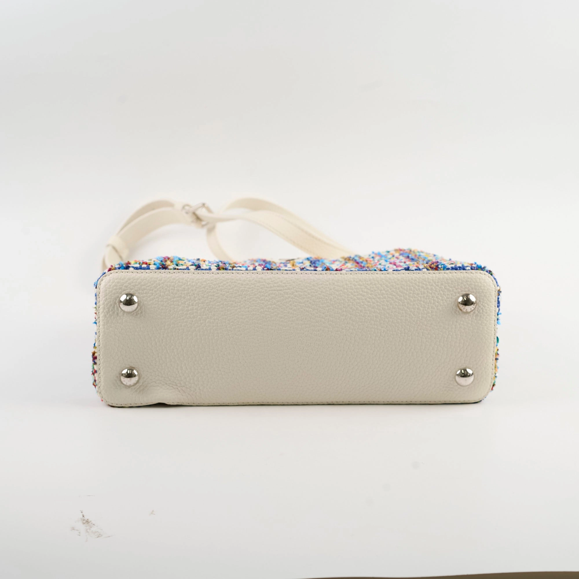 Louis Vuitton MM Capucines Limited Edition Tweed