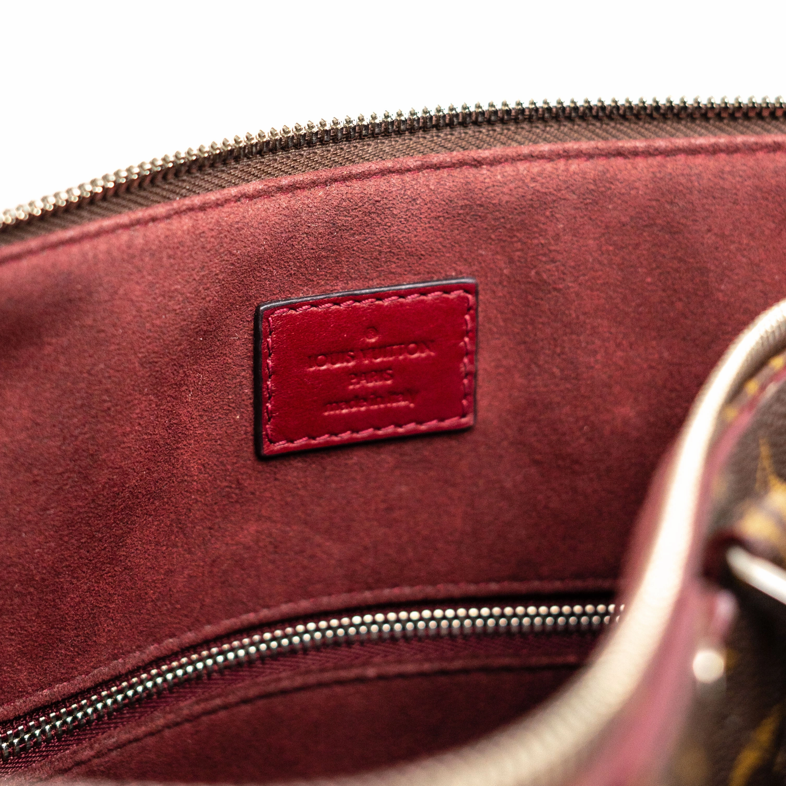 Louis Vuitton Monogram Shine Doc PM Bordeaux
