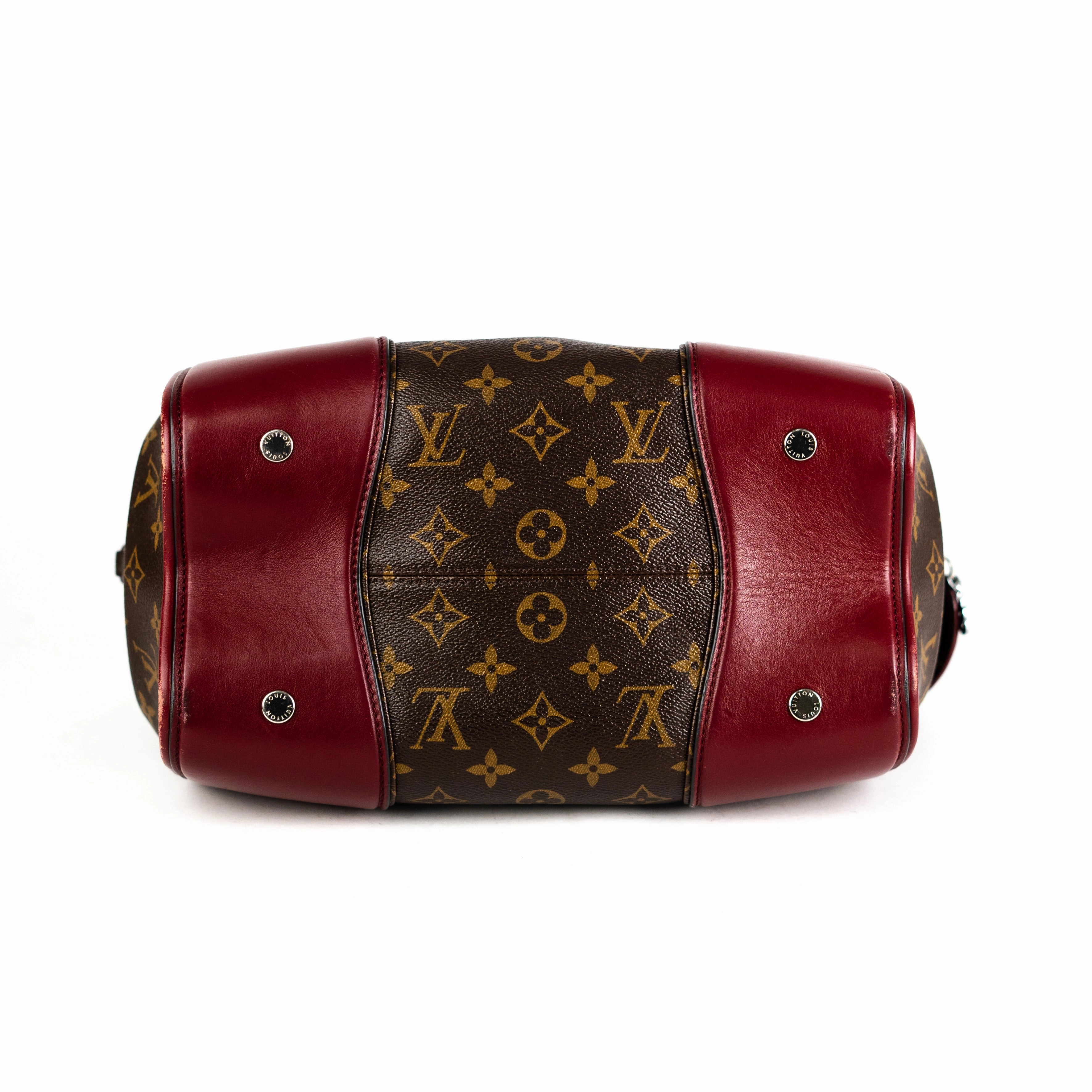 Louis Vuitton Monogram Shine Doc PM Bordeaux