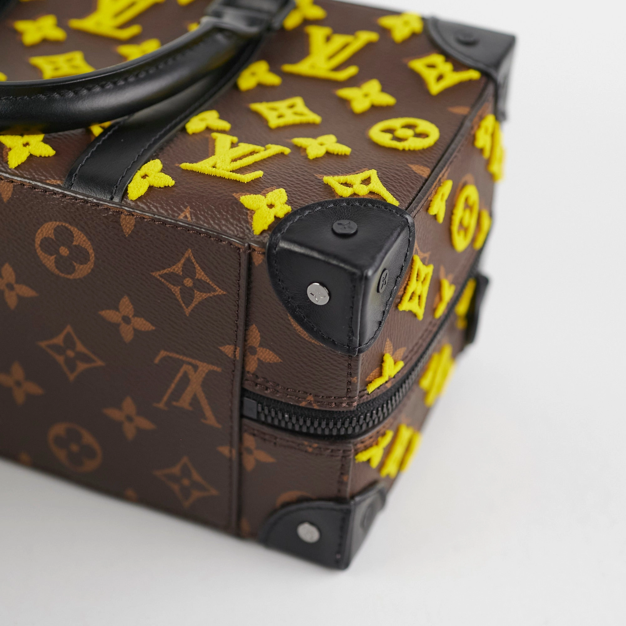 Louis Vuitton Monogram Taffetage Speedy Soft Trunk