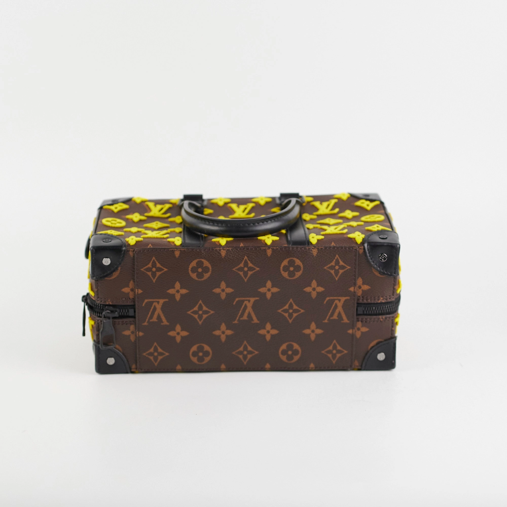 Louis Vuitton Monogram Taffetage Speedy Soft Trunk