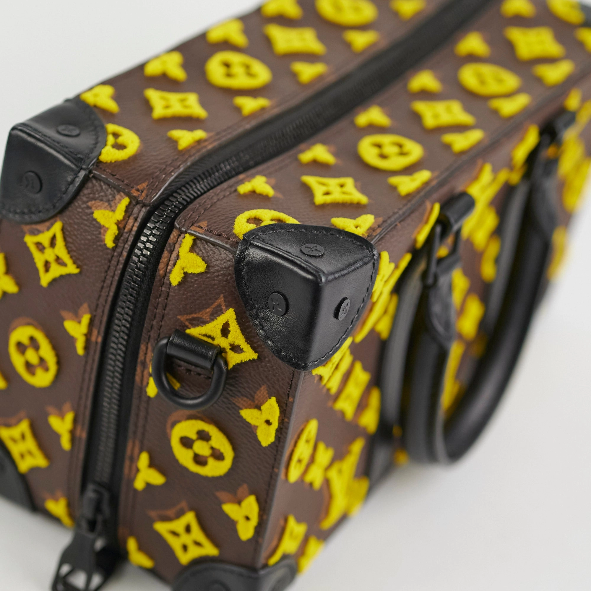 Louis Vuitton Monogram Taffetage Speedy Soft Trunk